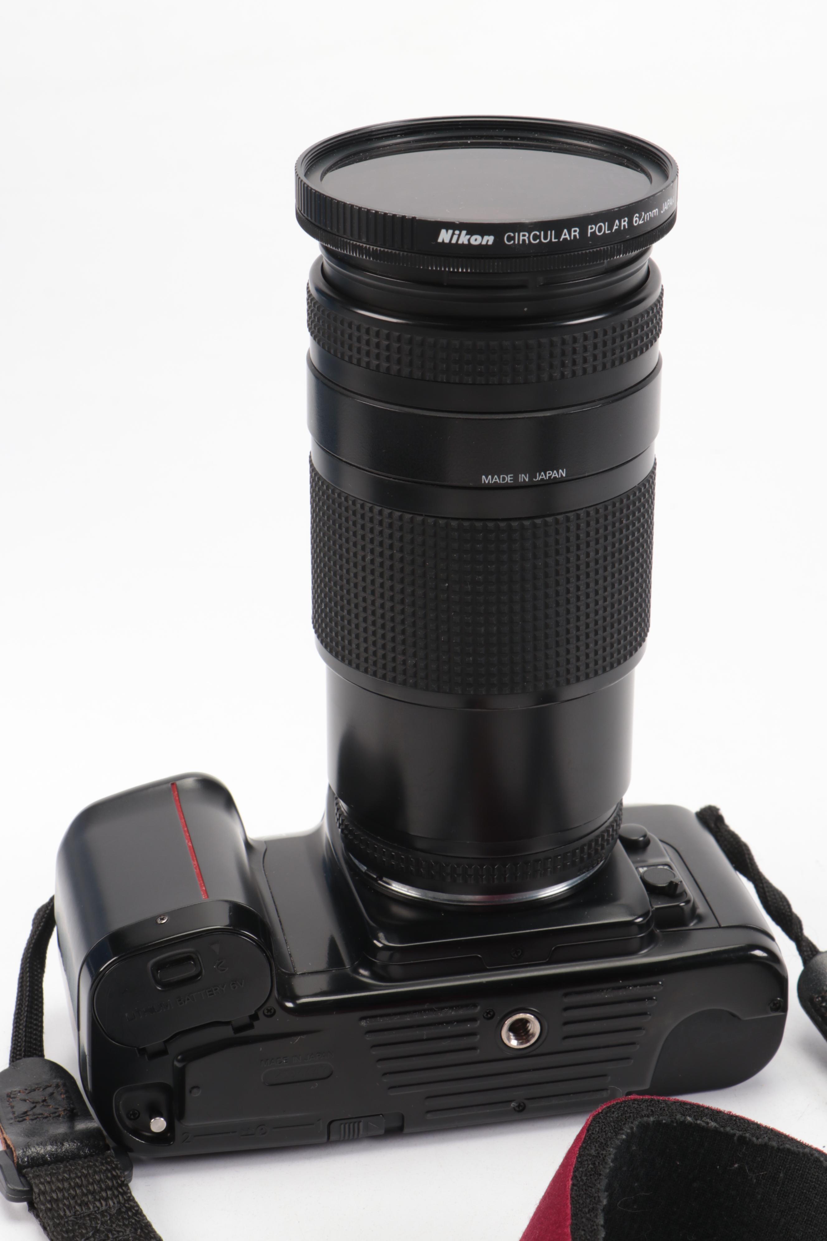 Nikon and Minolta DSLR Cameras with Other Camera Accessories