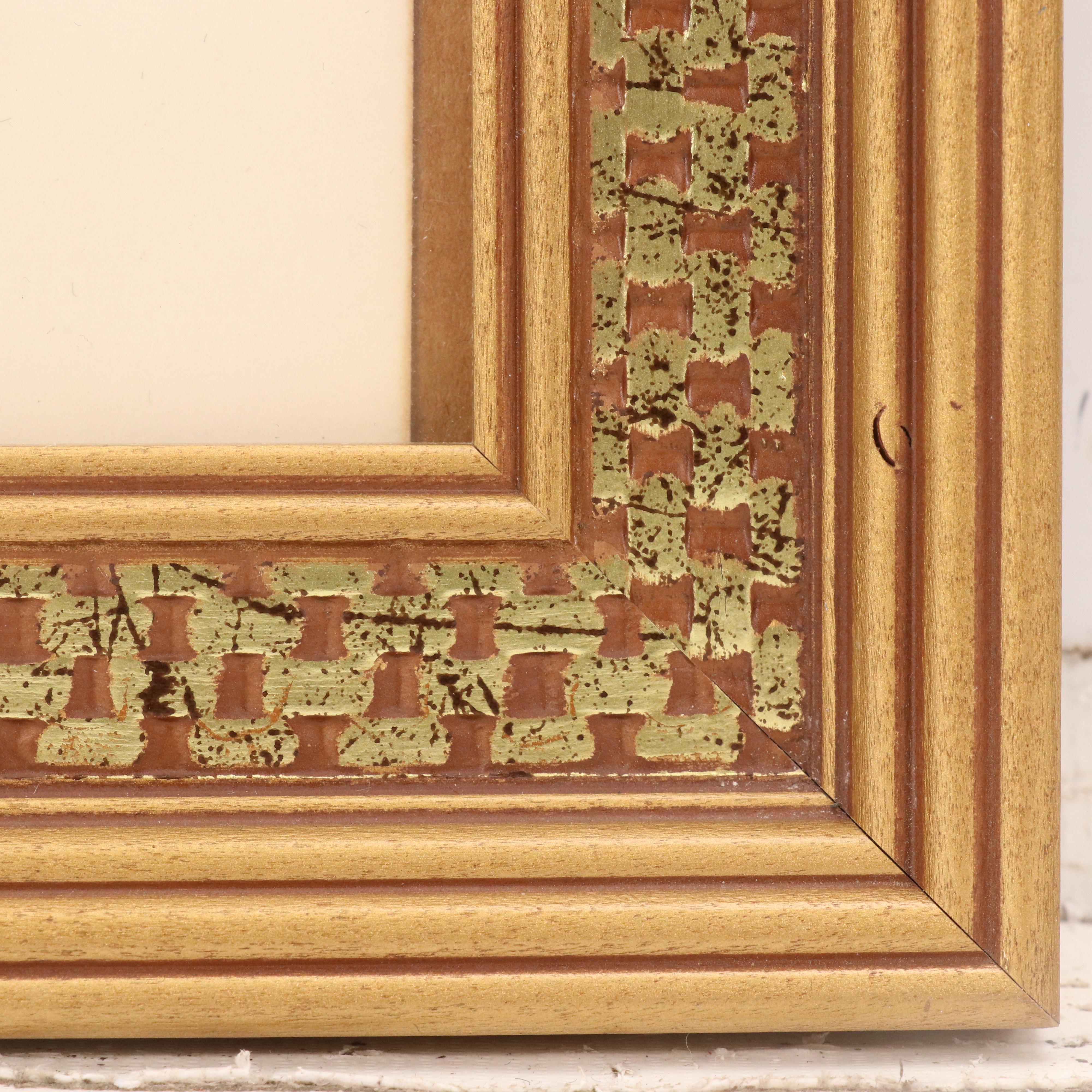 Chinese School Watercolor Landscape Painting of Tower with Trees, 20th Century