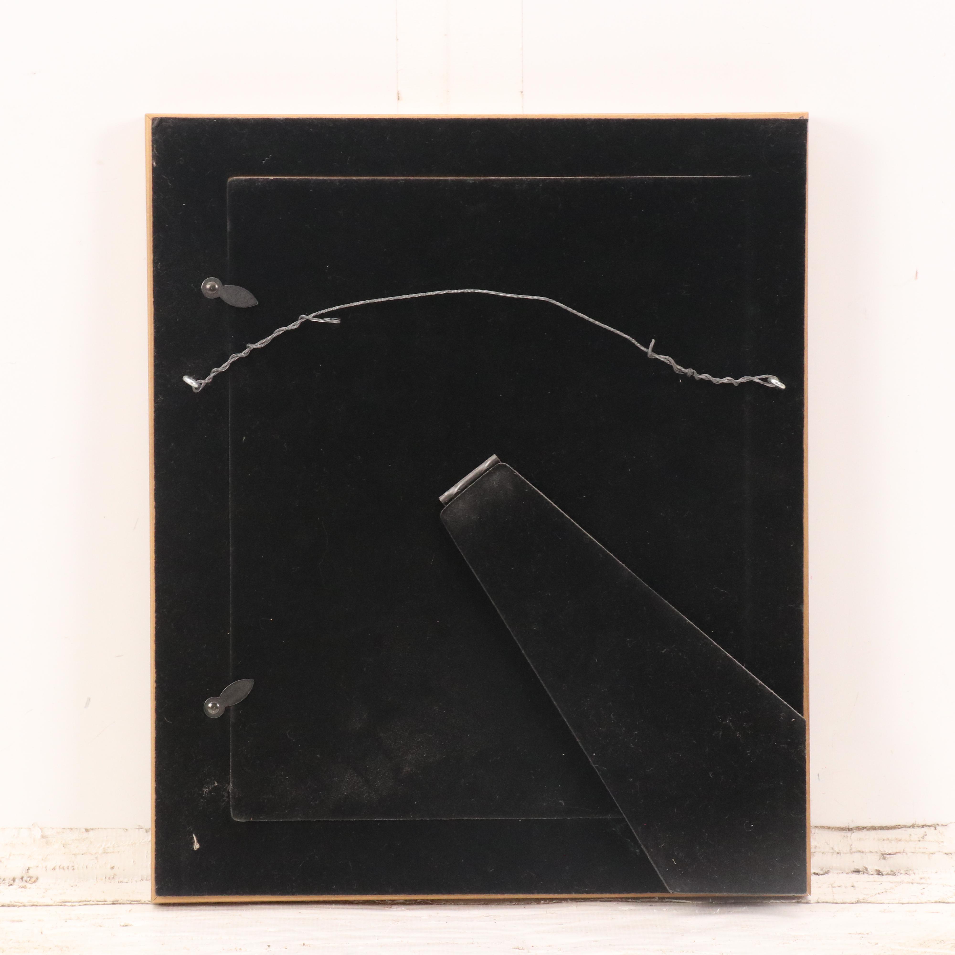 Chinese School Watercolor Landscape Painting of Tower with Trees, 20th Century