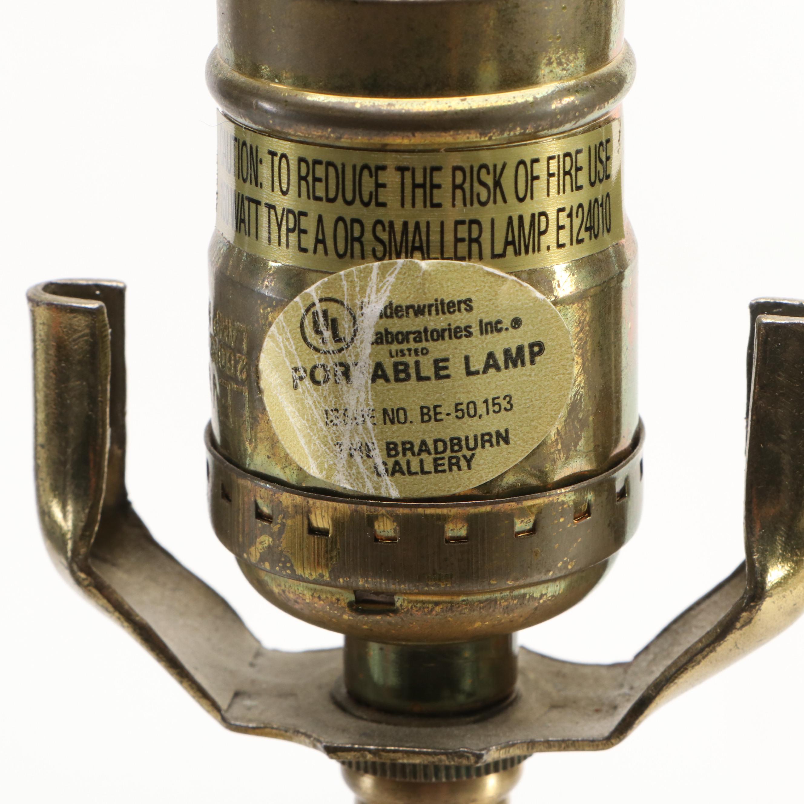 Bradburn Gallery Chinese Urn, Blue & White Jar & Porcelain Ginger Jar Lamps