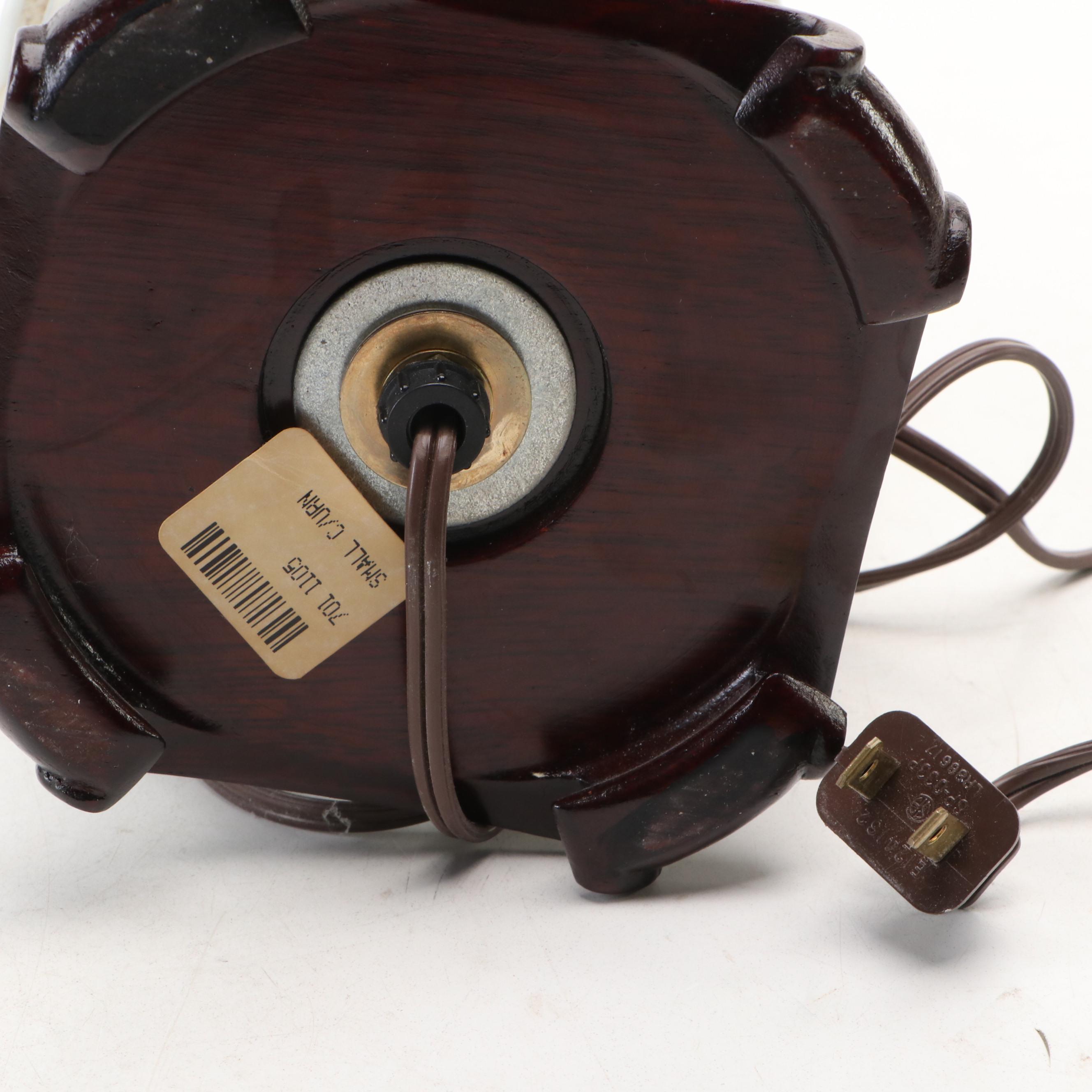 Bradburn Gallery Chinese Urn, Blue & White Jar & Porcelain Ginger Jar Lamps