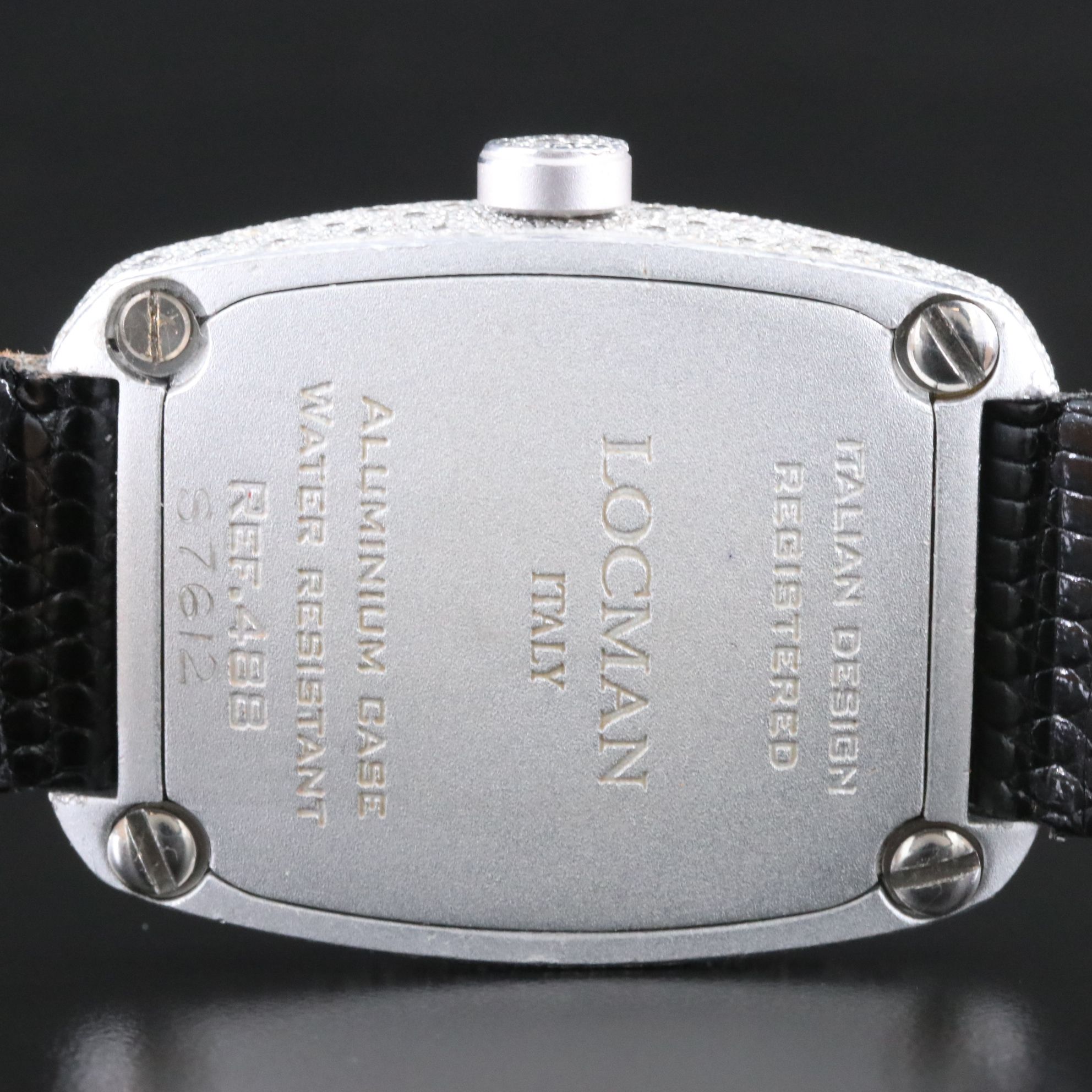 Locman 2.5 CTW Diamond & Aluminum Quartz Watch