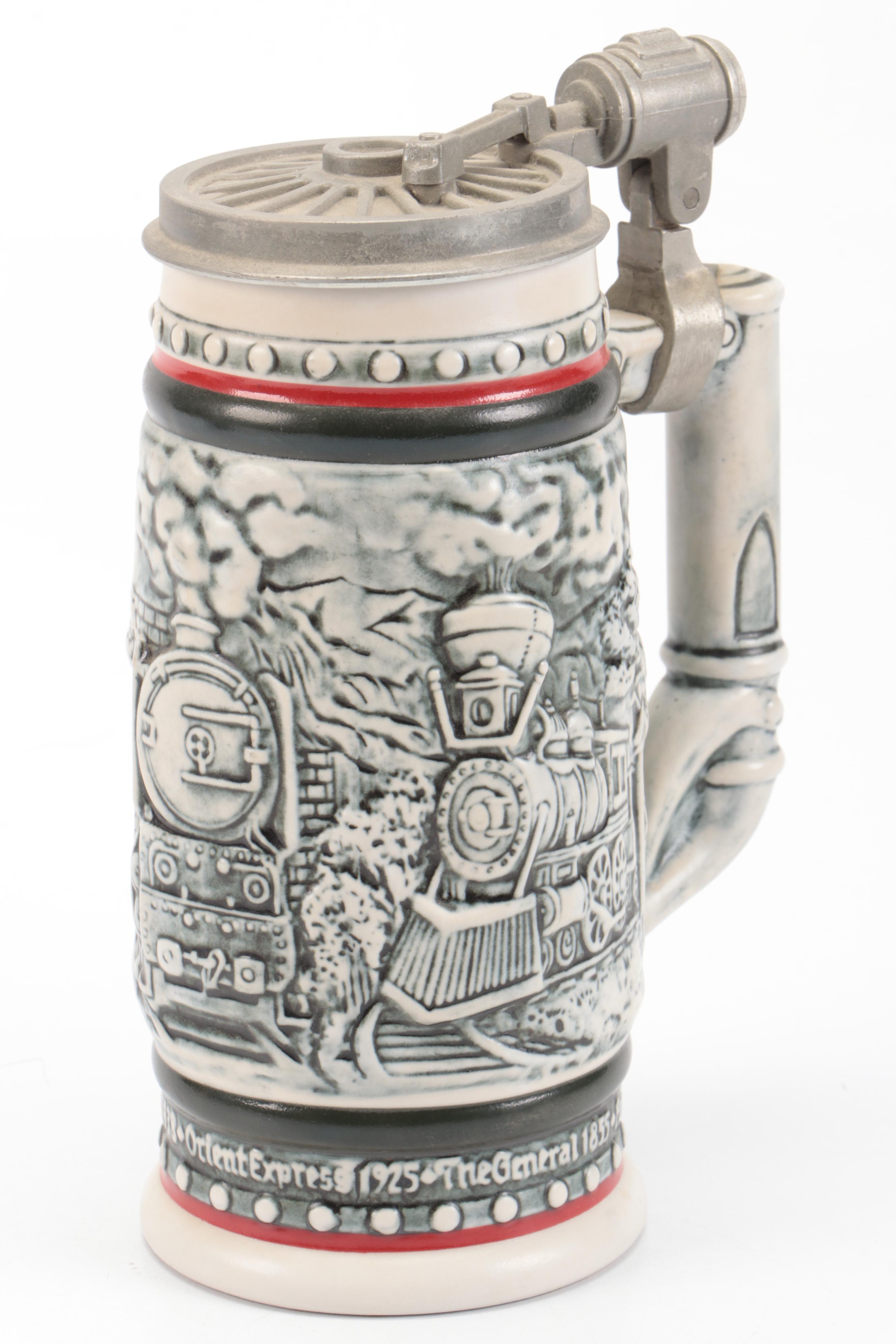 Ceramarte for Avon Stoneware Beer Steins, 1976–1982