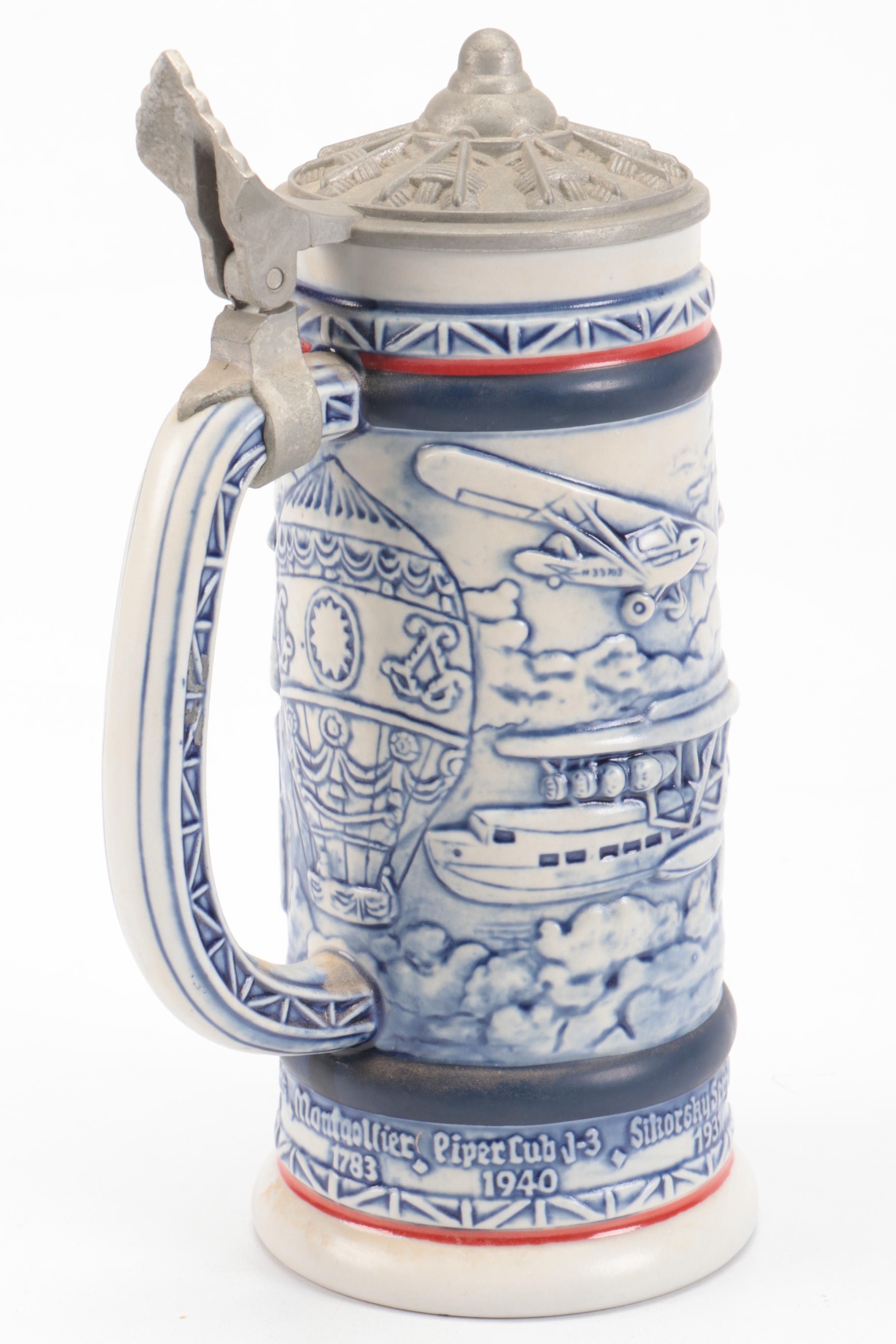 Ceramarte for Avon Stoneware Beer Steins, 1976–1982