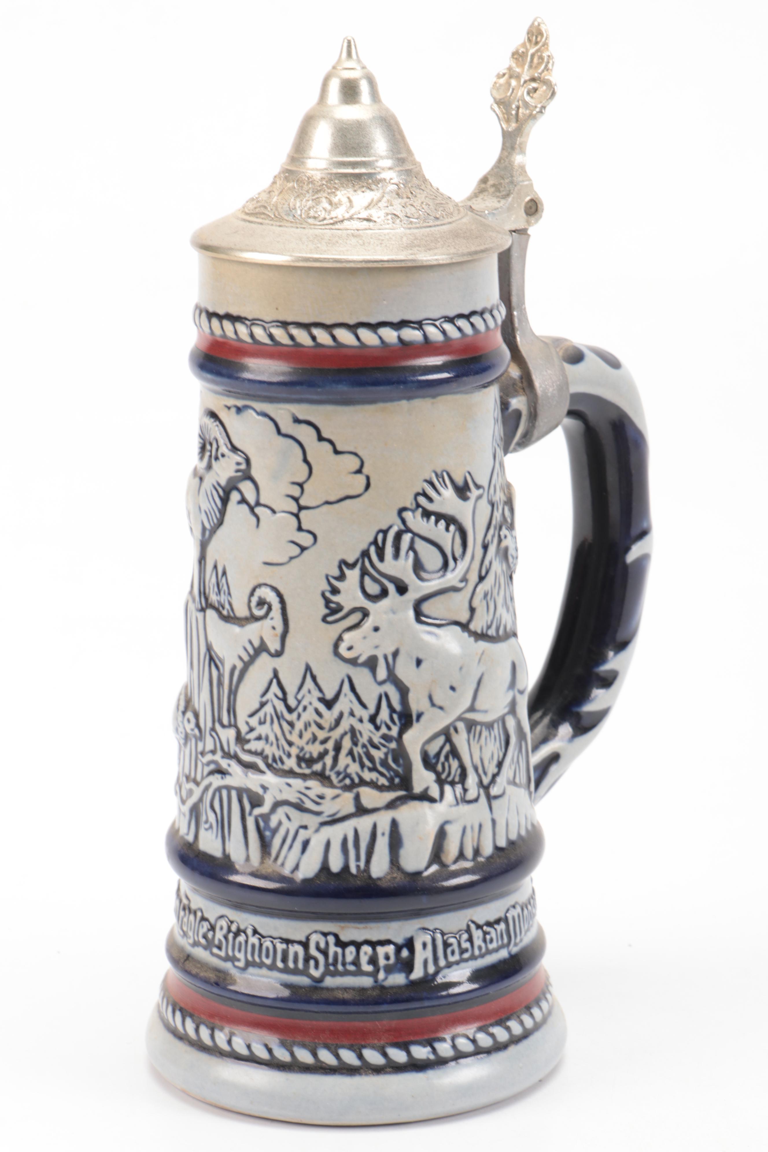 Ceramarte for Avon Stoneware Beer Steins, 1976–1982