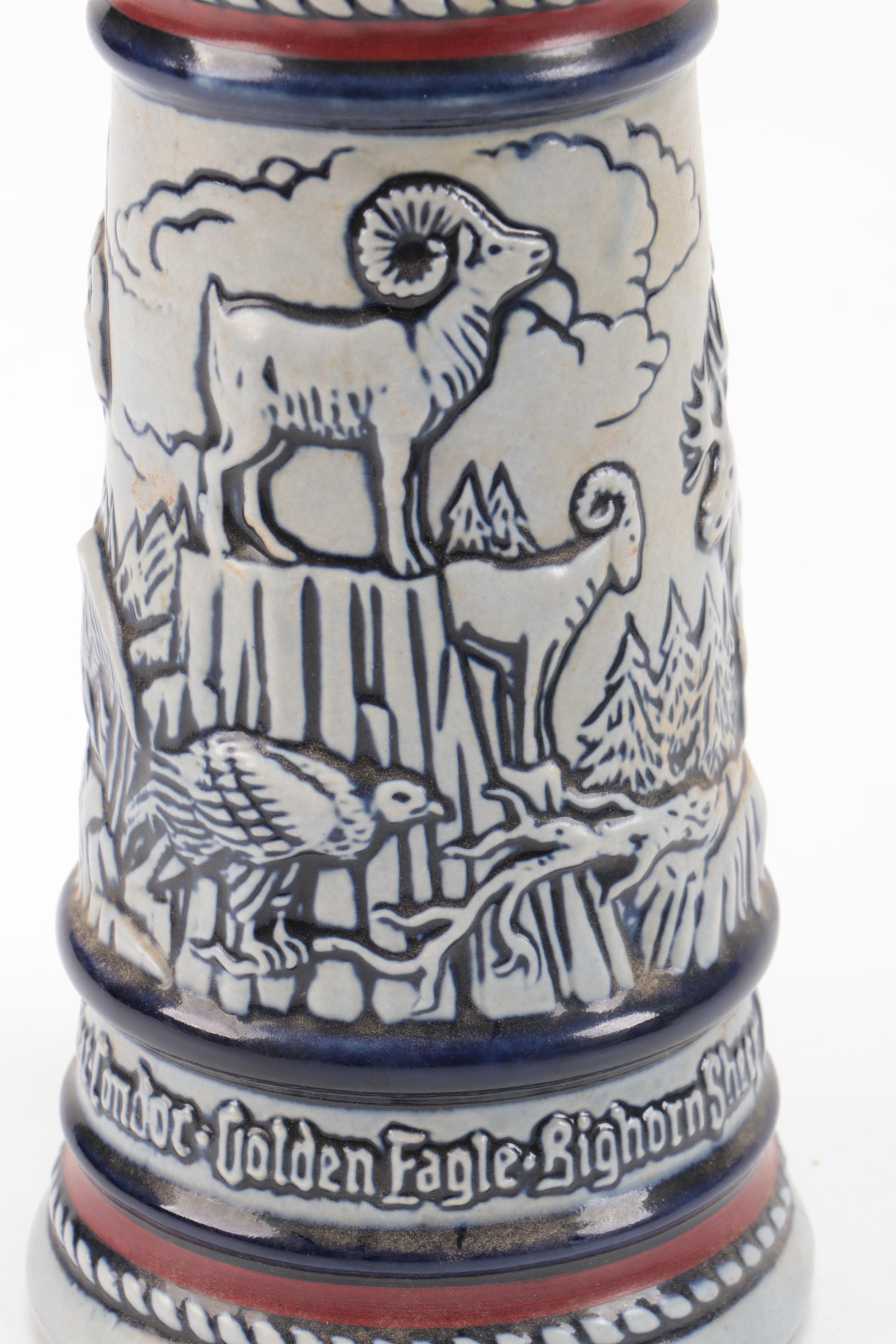 Ceramarte for Avon Stoneware Beer Steins, 1976–1982