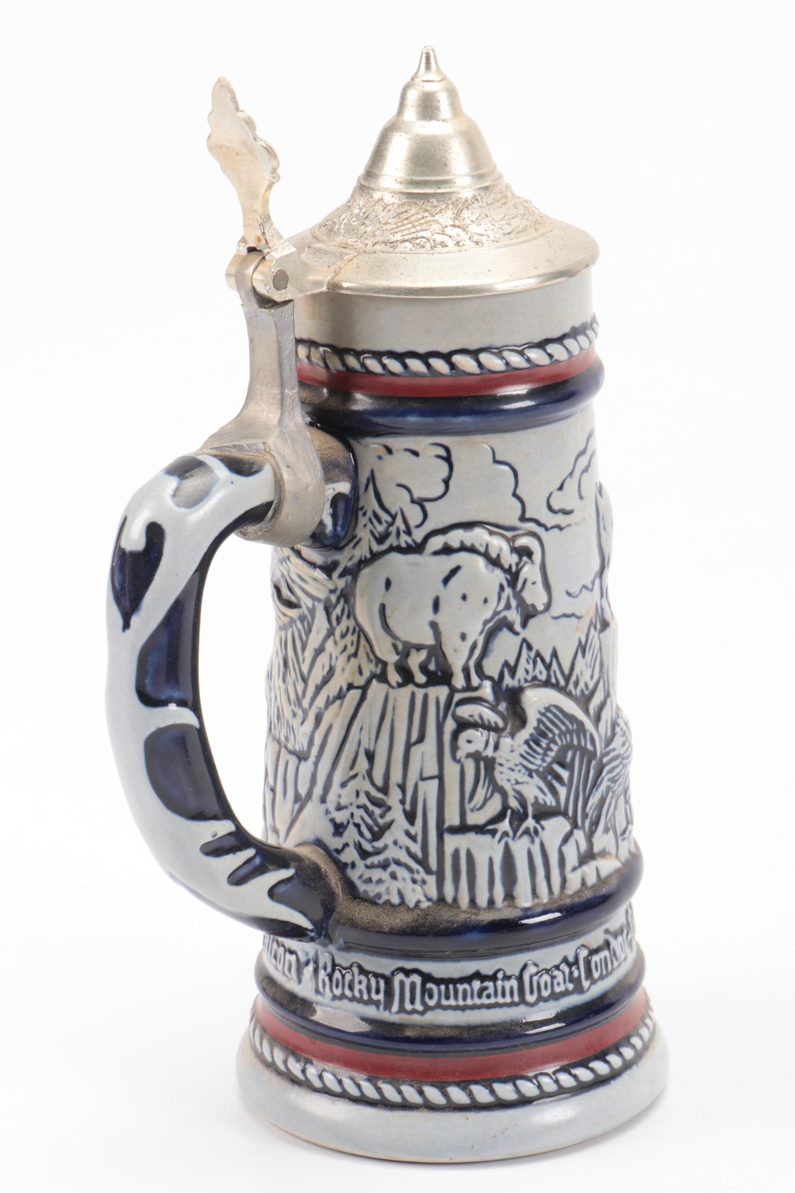 Ceramarte for Avon Stoneware Beer Steins, 1976–1982