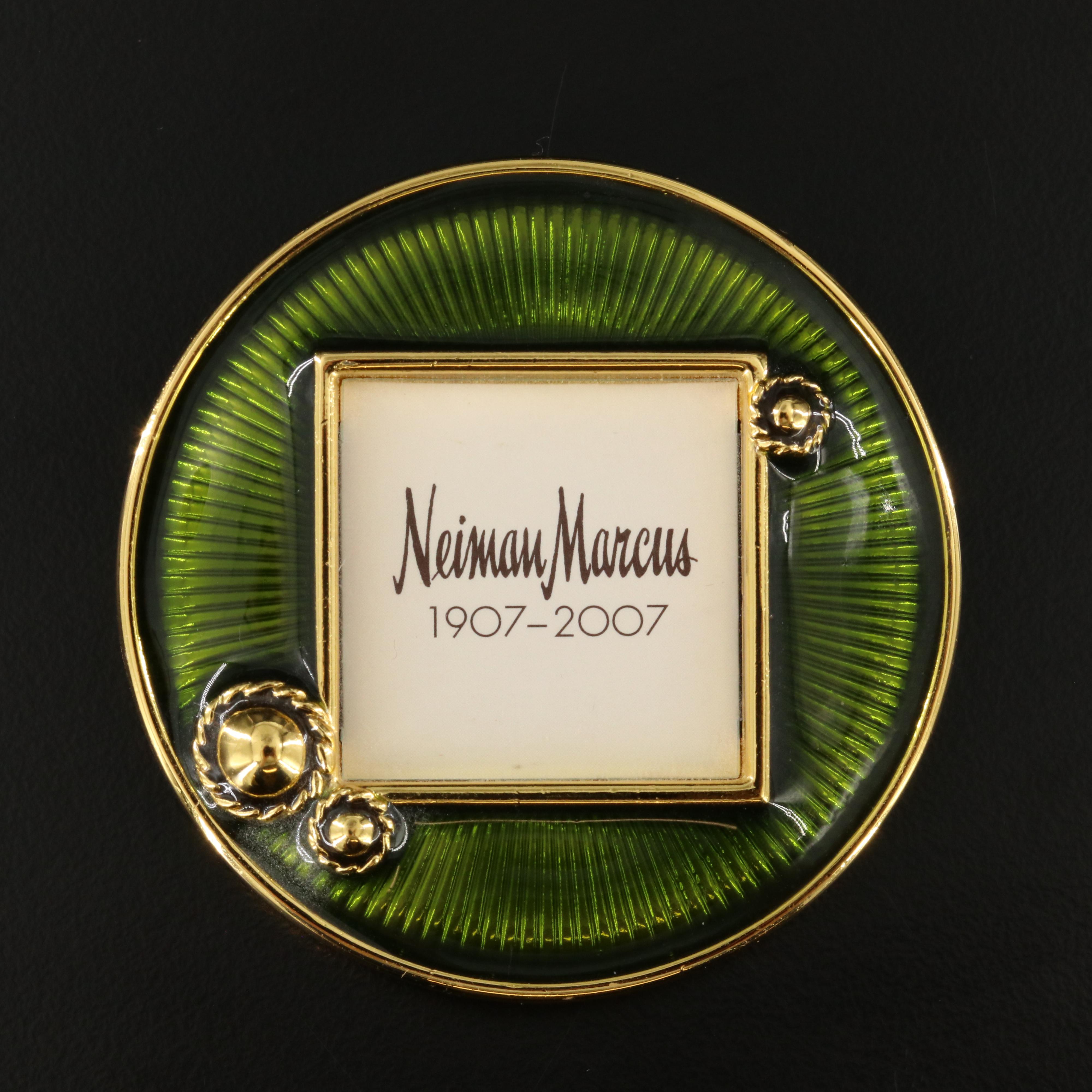 Jay Strongwater Enamel Miniature Photo Frame Clip