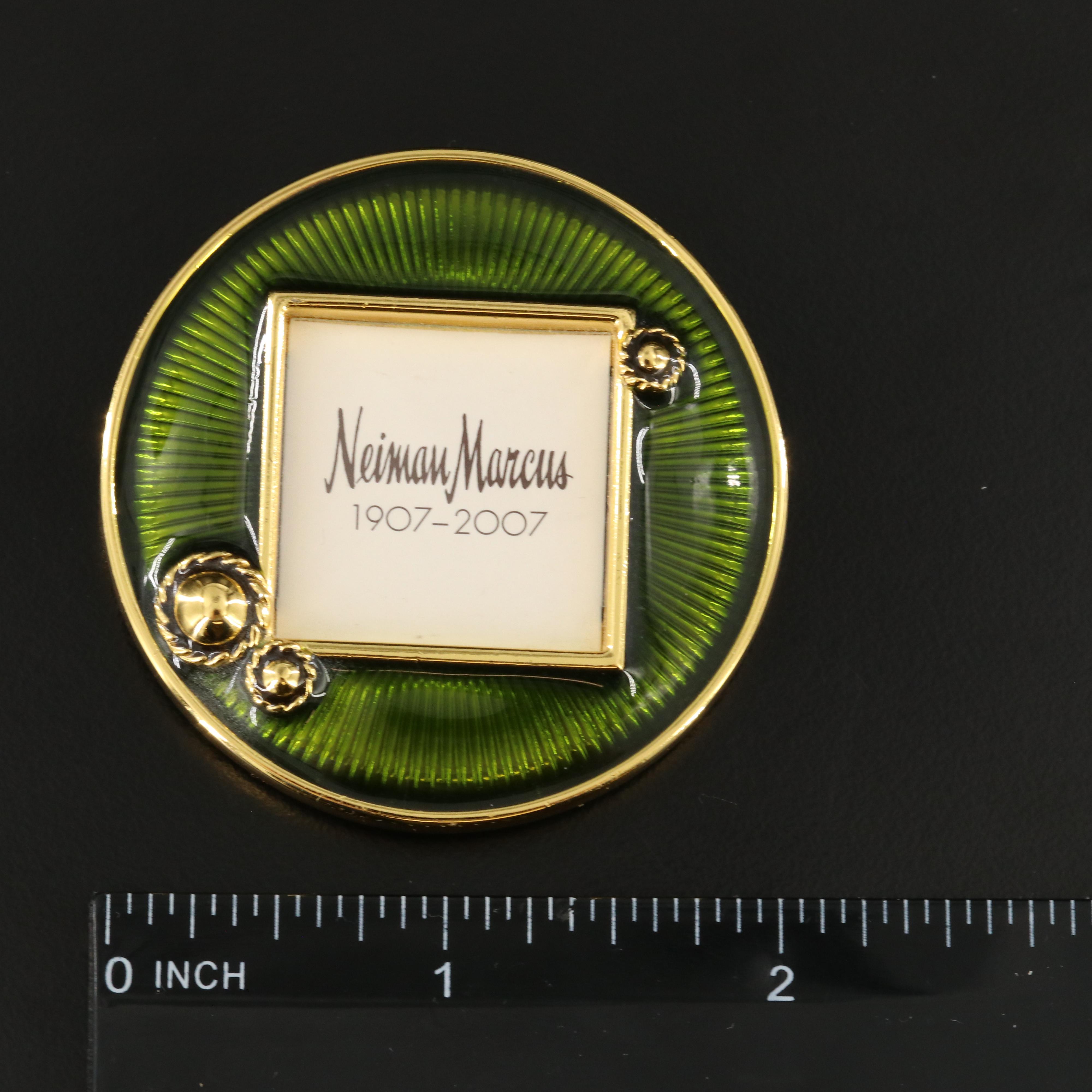 Jay Strongwater Enamel Miniature Photo Frame Clip