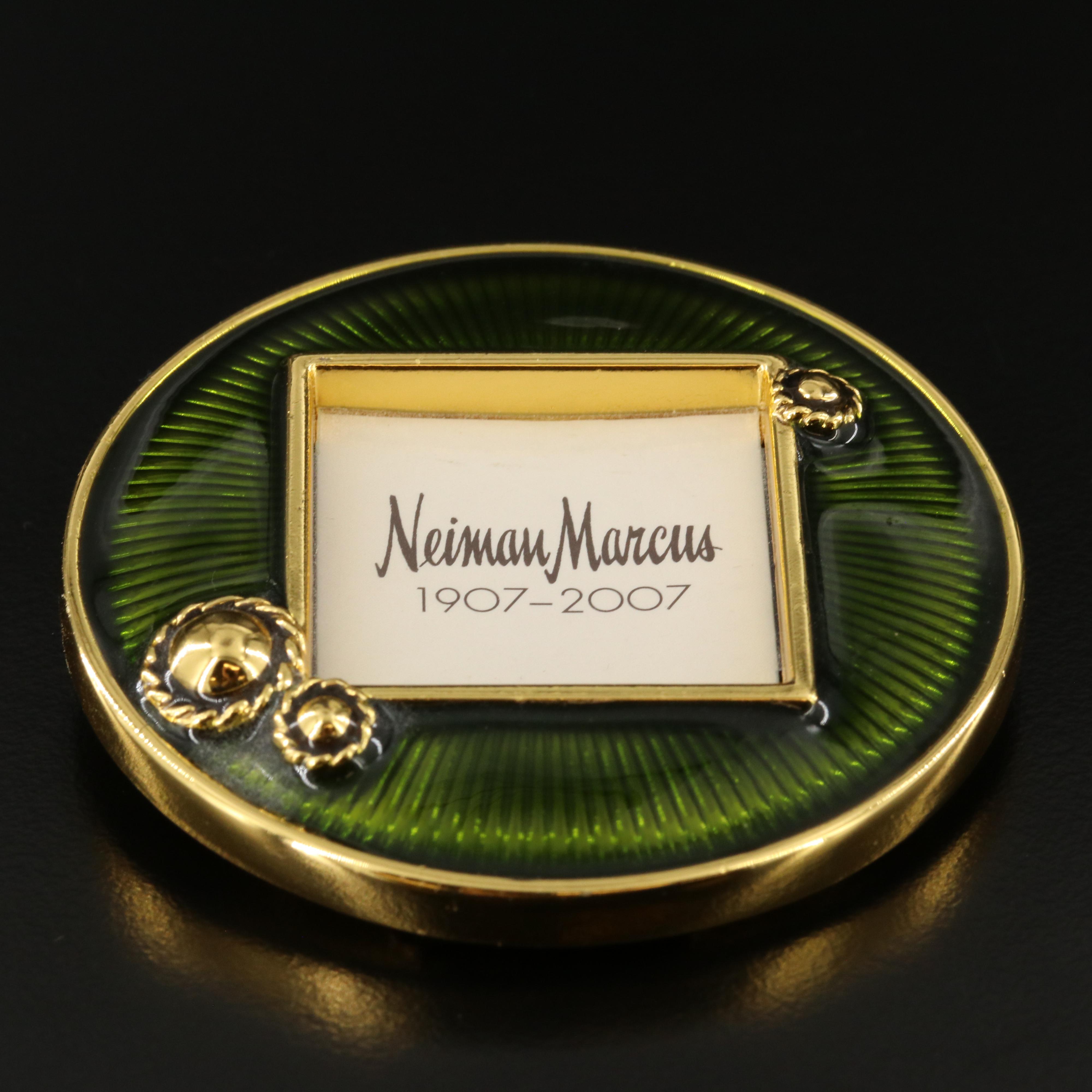 Jay Strongwater Enamel Miniature Photo Frame Clip