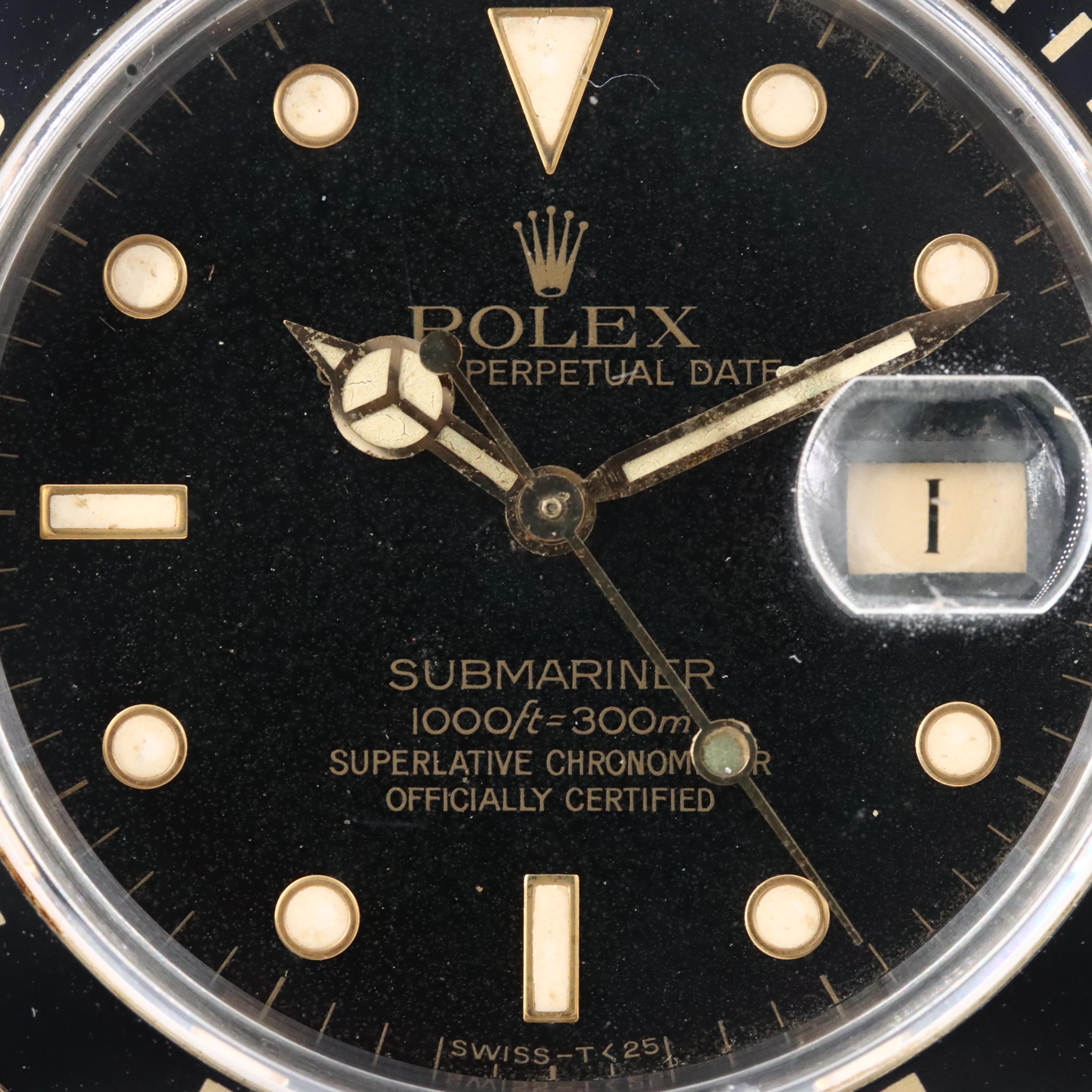 Rolex Submariner 16803 18K & Steel Vintage Watch c.1984