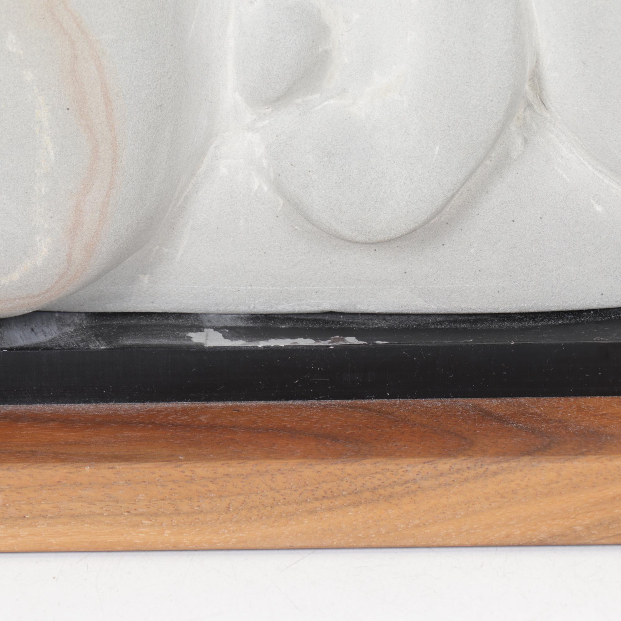 Surrealist Sculpture of Faces at Profile, 2005