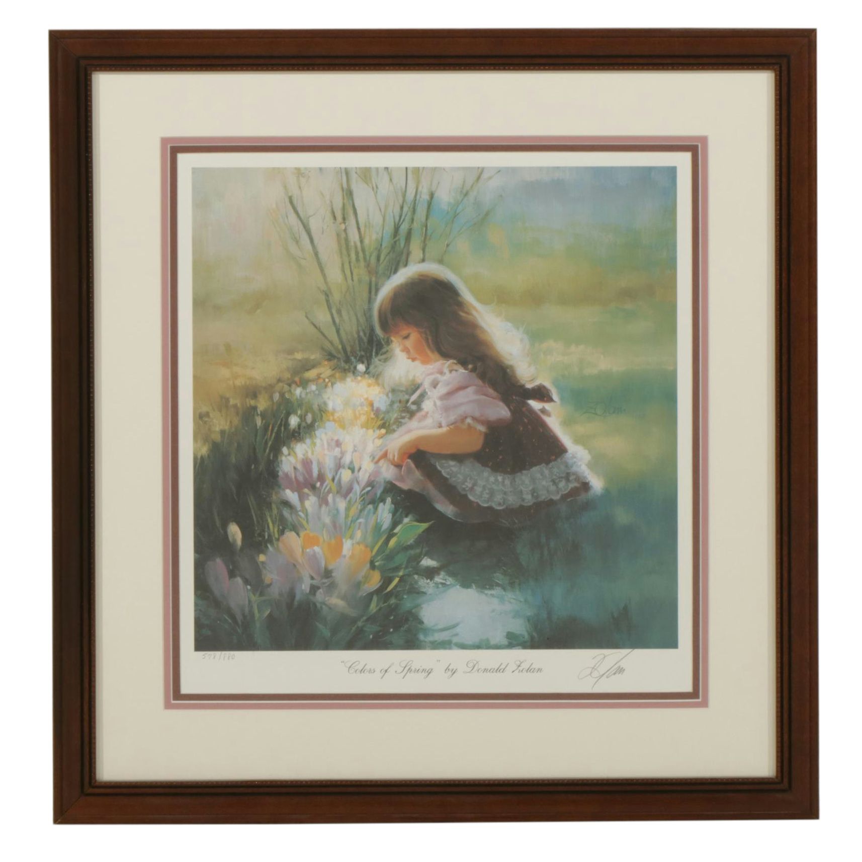 Donald Zolan "Colors of Spring" Offset Lithograph, 1990