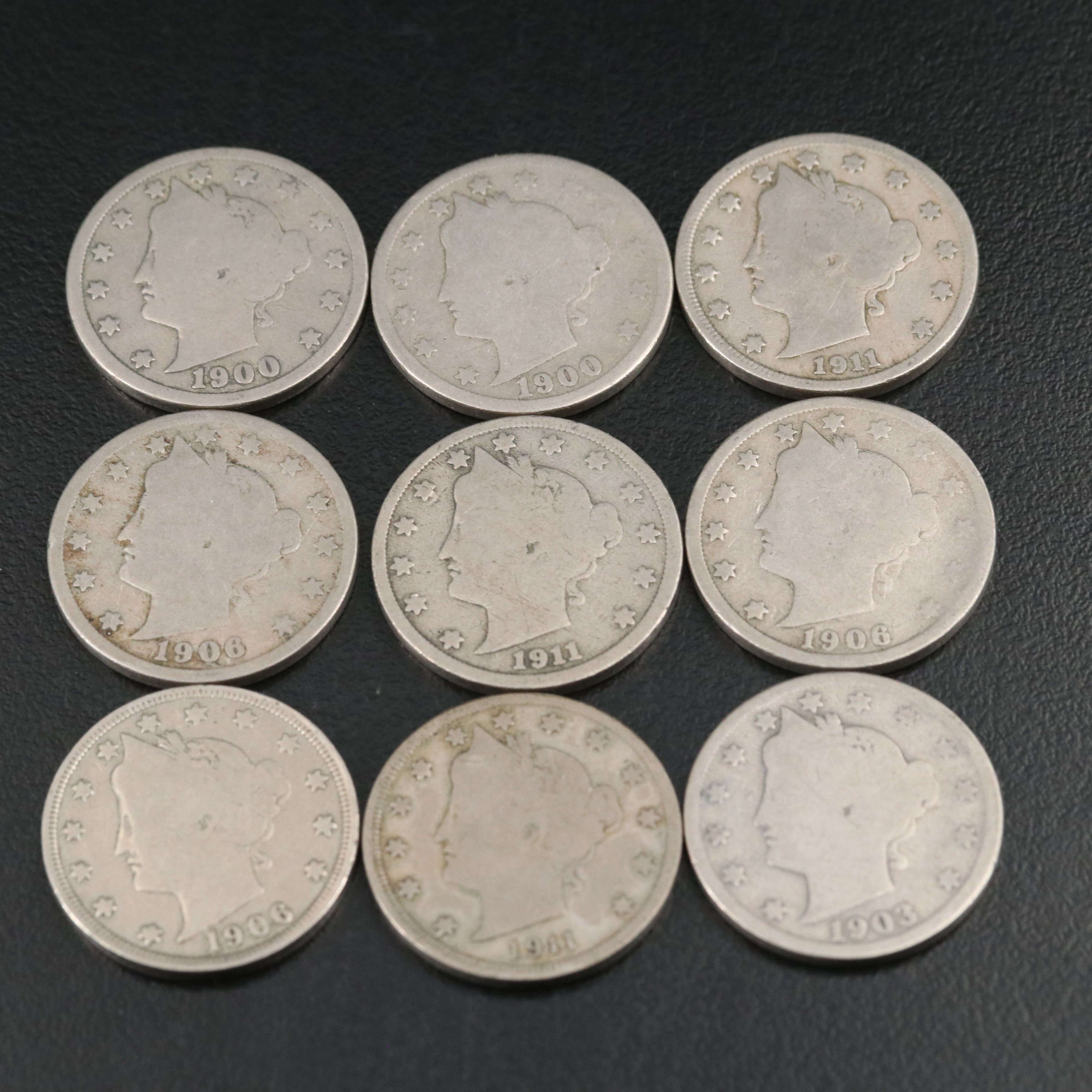 Group of 200 Liberty Nickels