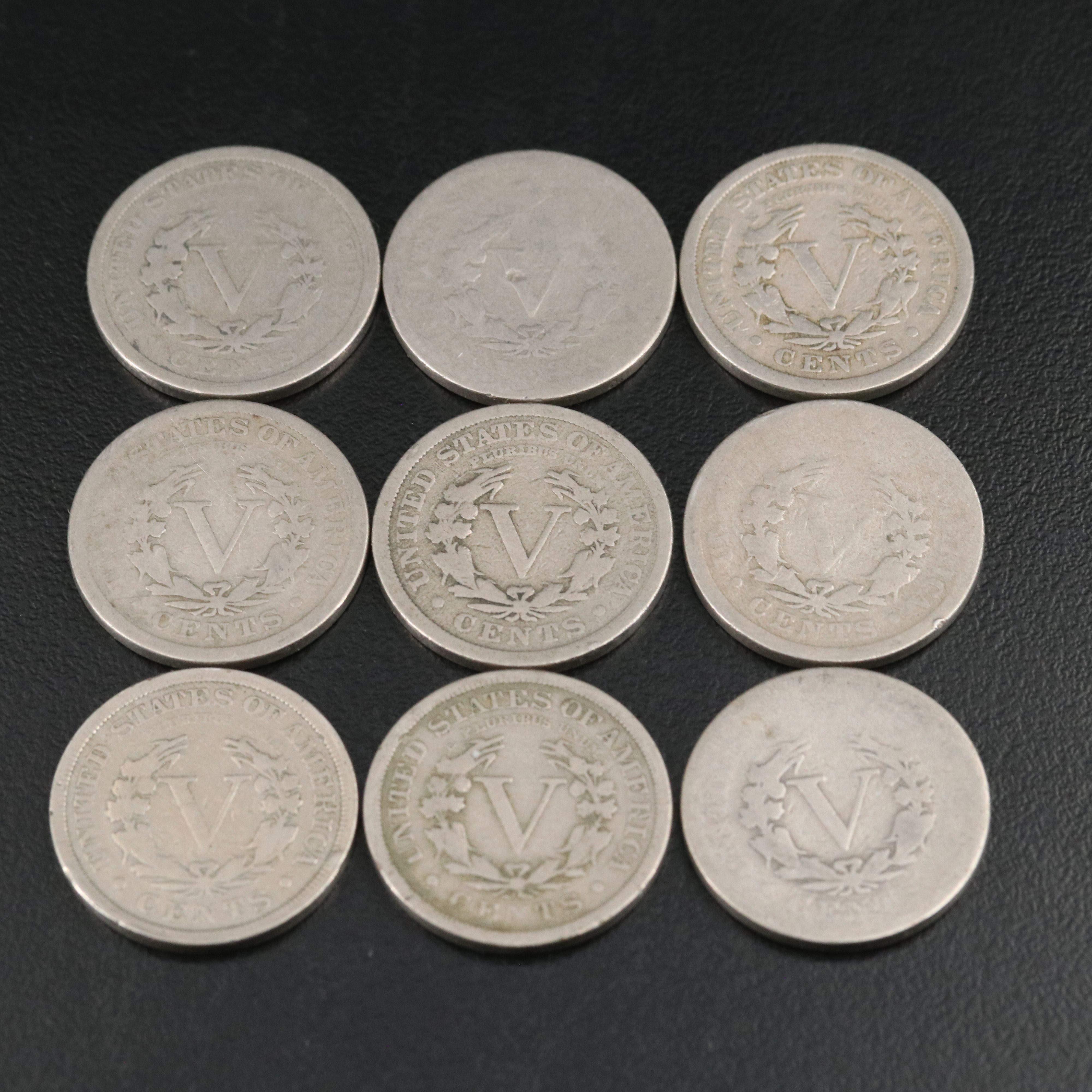 Group of 200 Liberty Nickels