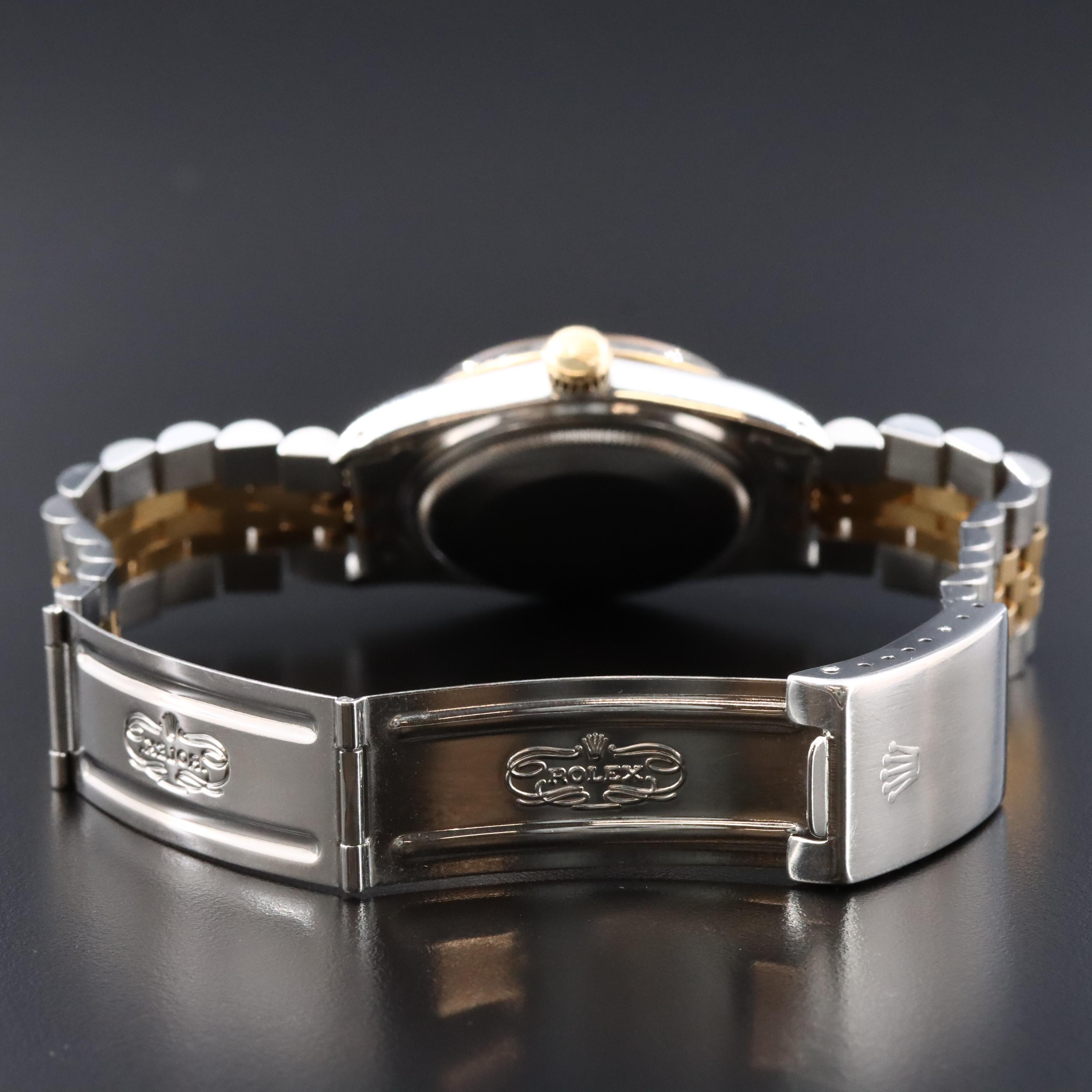 Rolex Datejust 16013 36mm 18K & Steel Watch c.1987