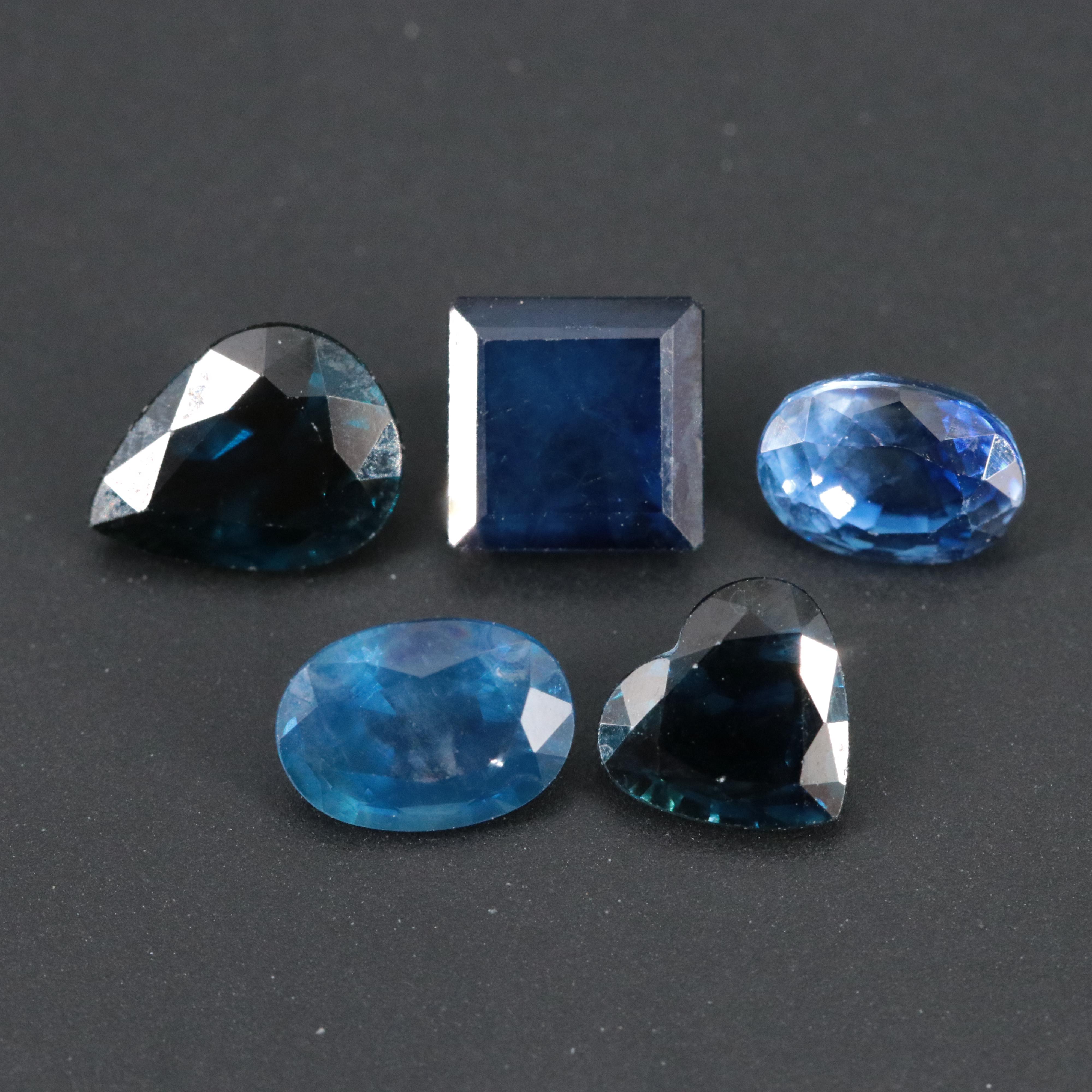 Loose 5.43 CTW Sapphire Lot
