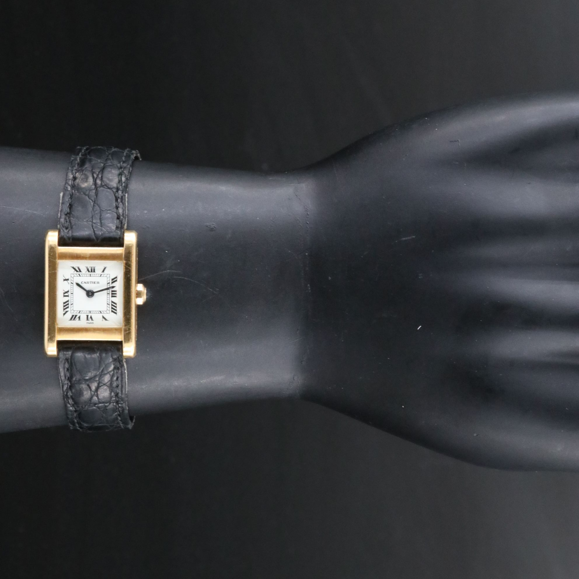 Cartier Tank Normale 18Kt  20mm Stem Wind Watch