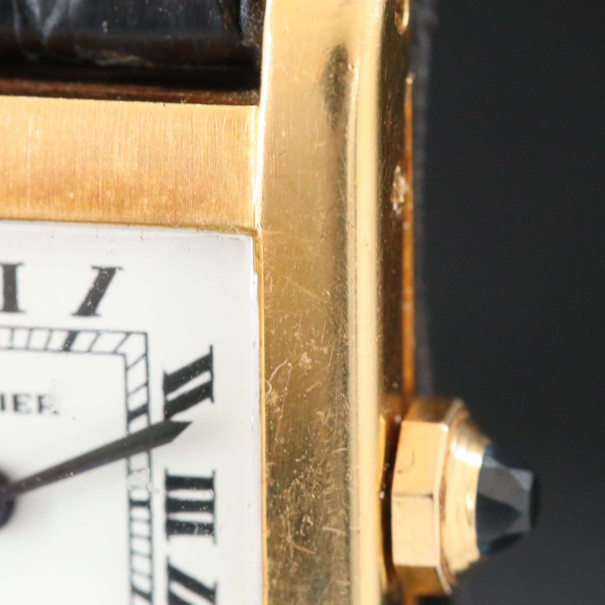 Cartier Tank Normale 18Kt  20mm Stem Wind Watch