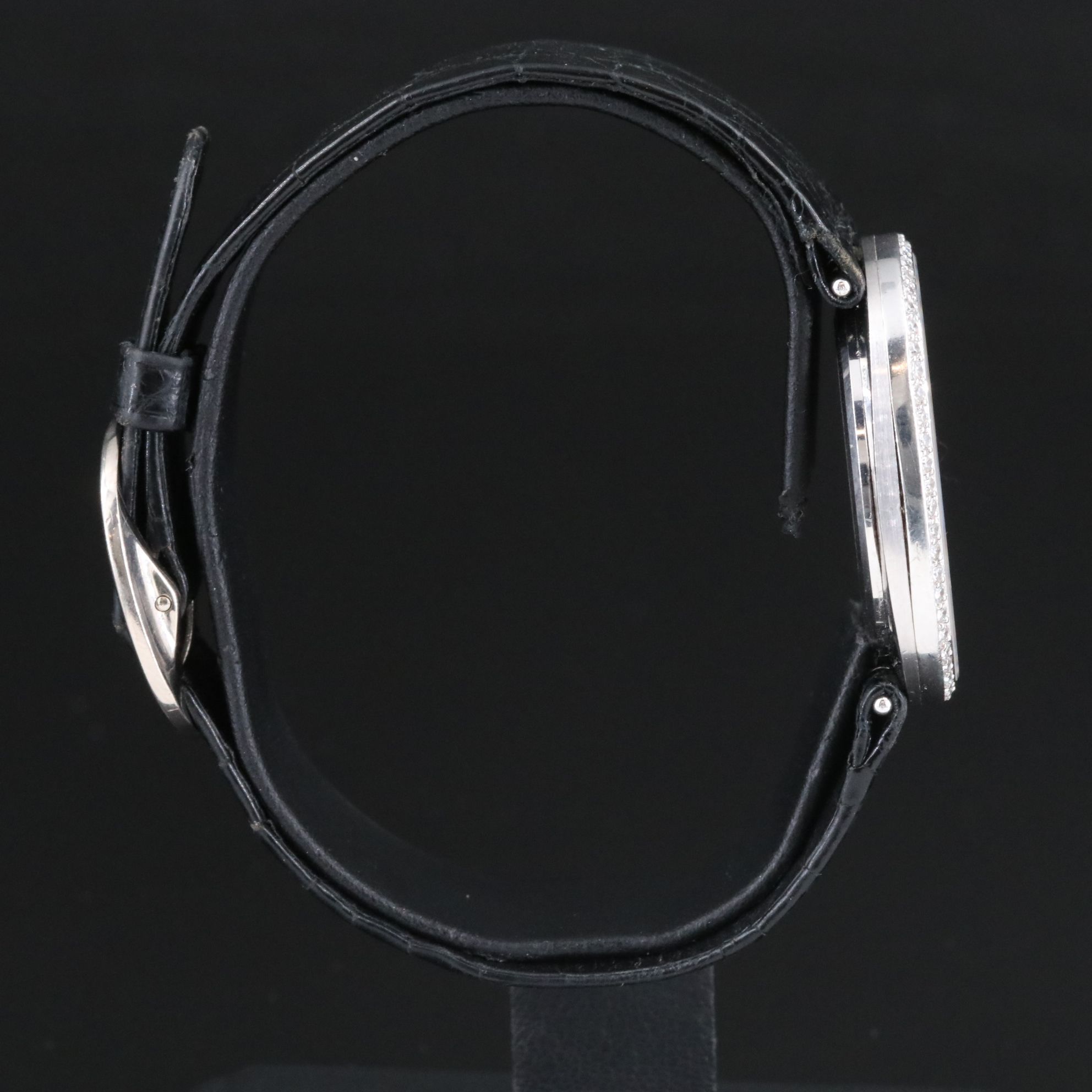 Patek Philippe Golden Ellipse Sigma Diamond Dial and Bezel Watch