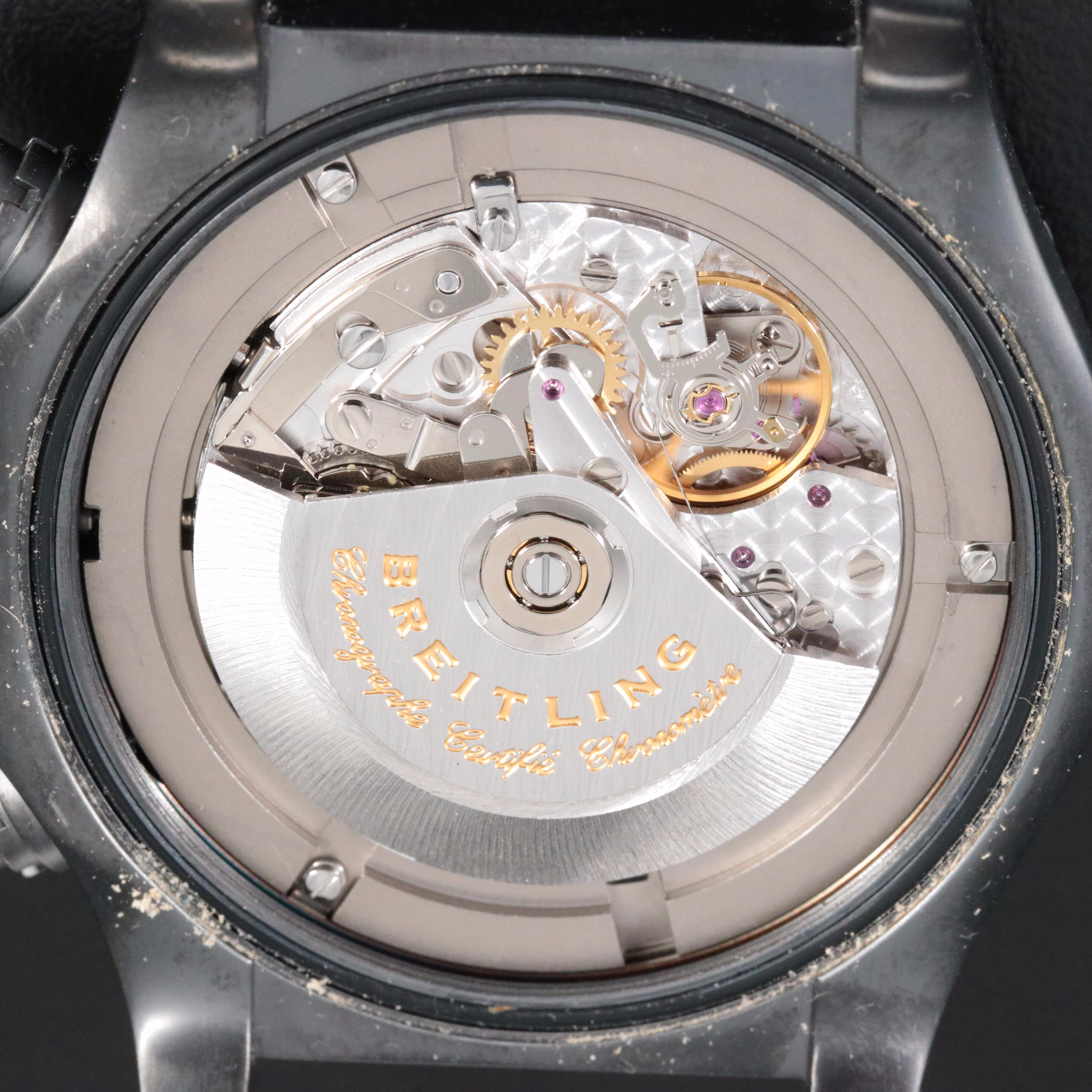 Breitling Super Avenger Black Steel Chronograph Limited Edition Watch