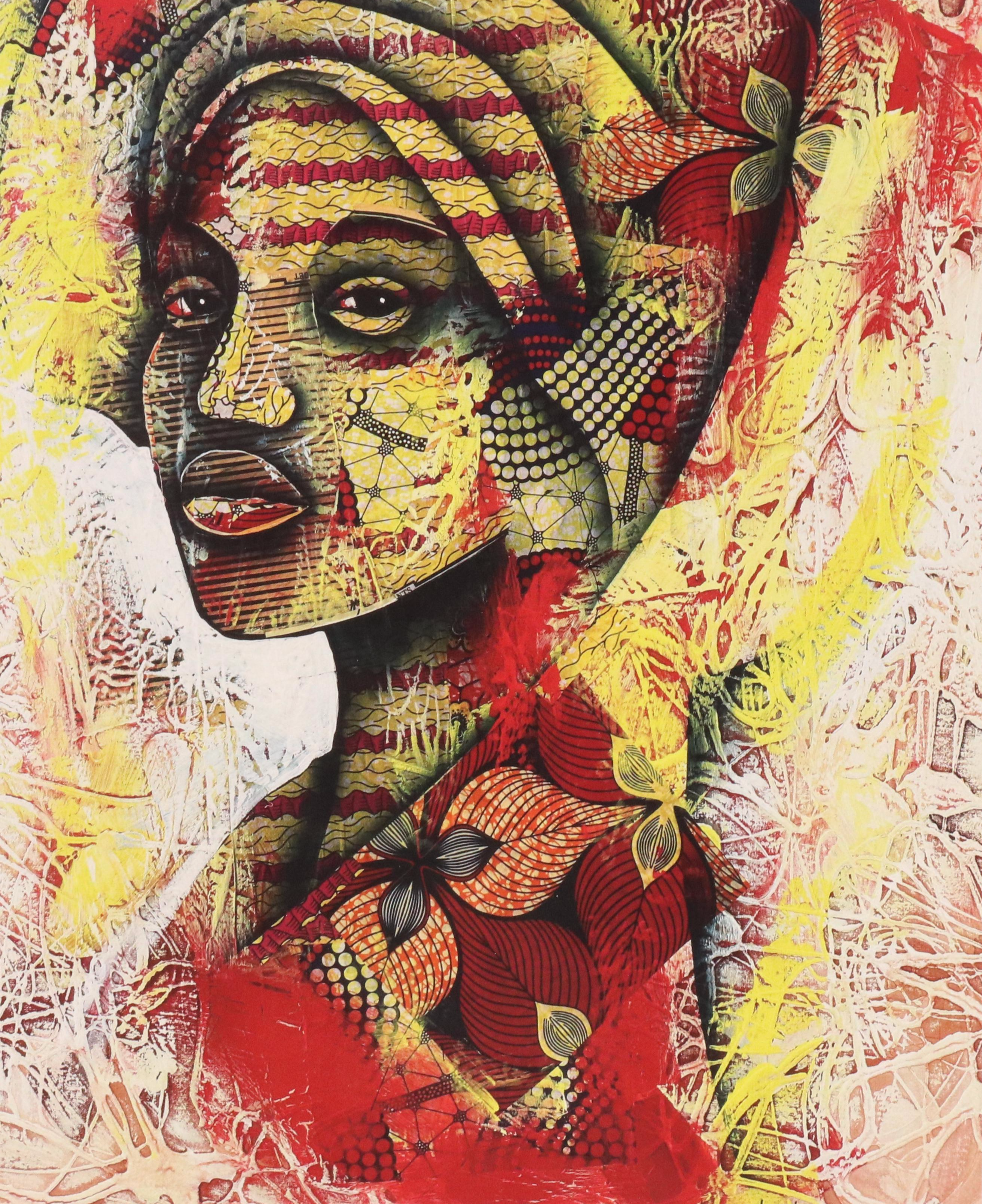 Abiola Idowu West African Style Giclée "Alubariika 2," 2022