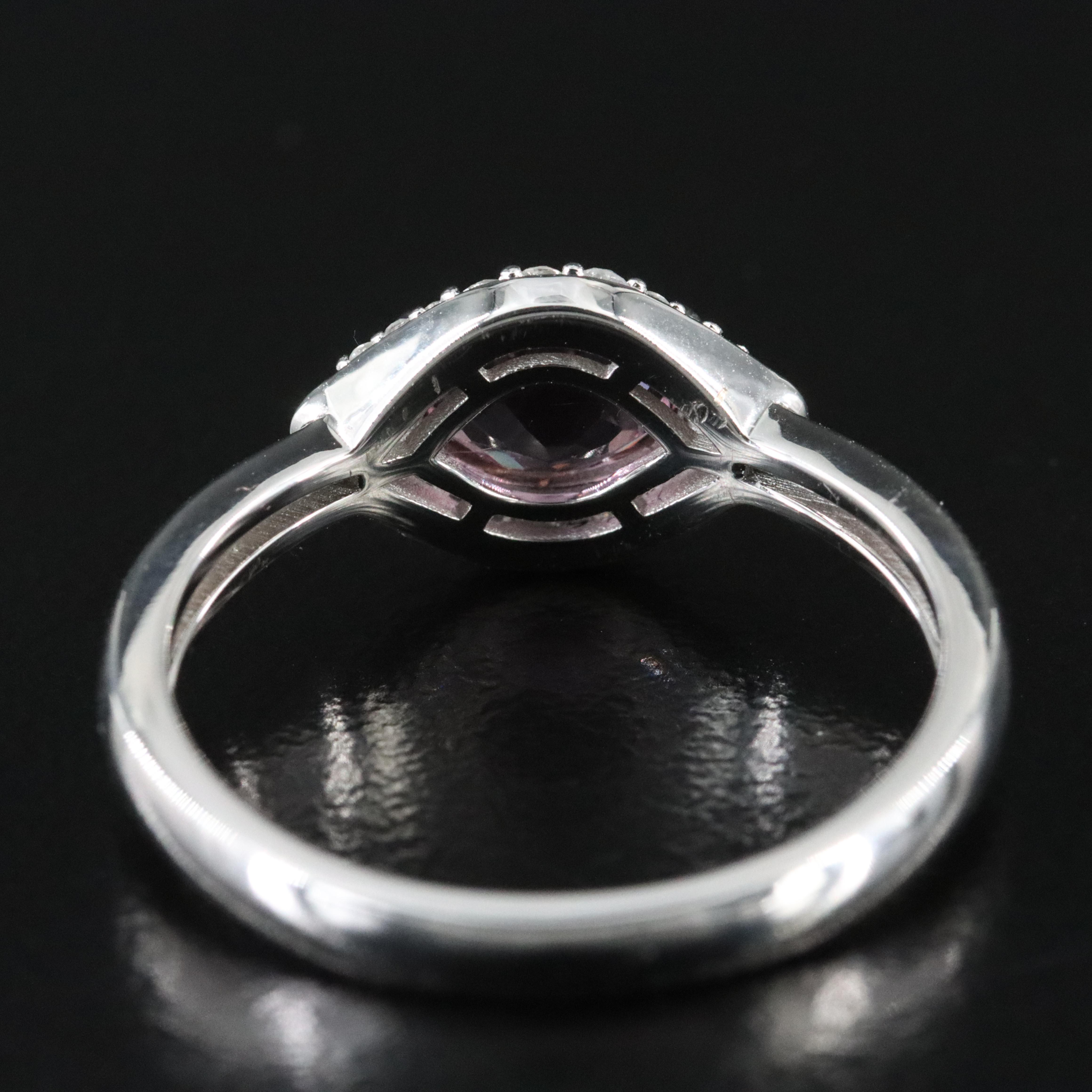14K Spinel and Diamond Ring