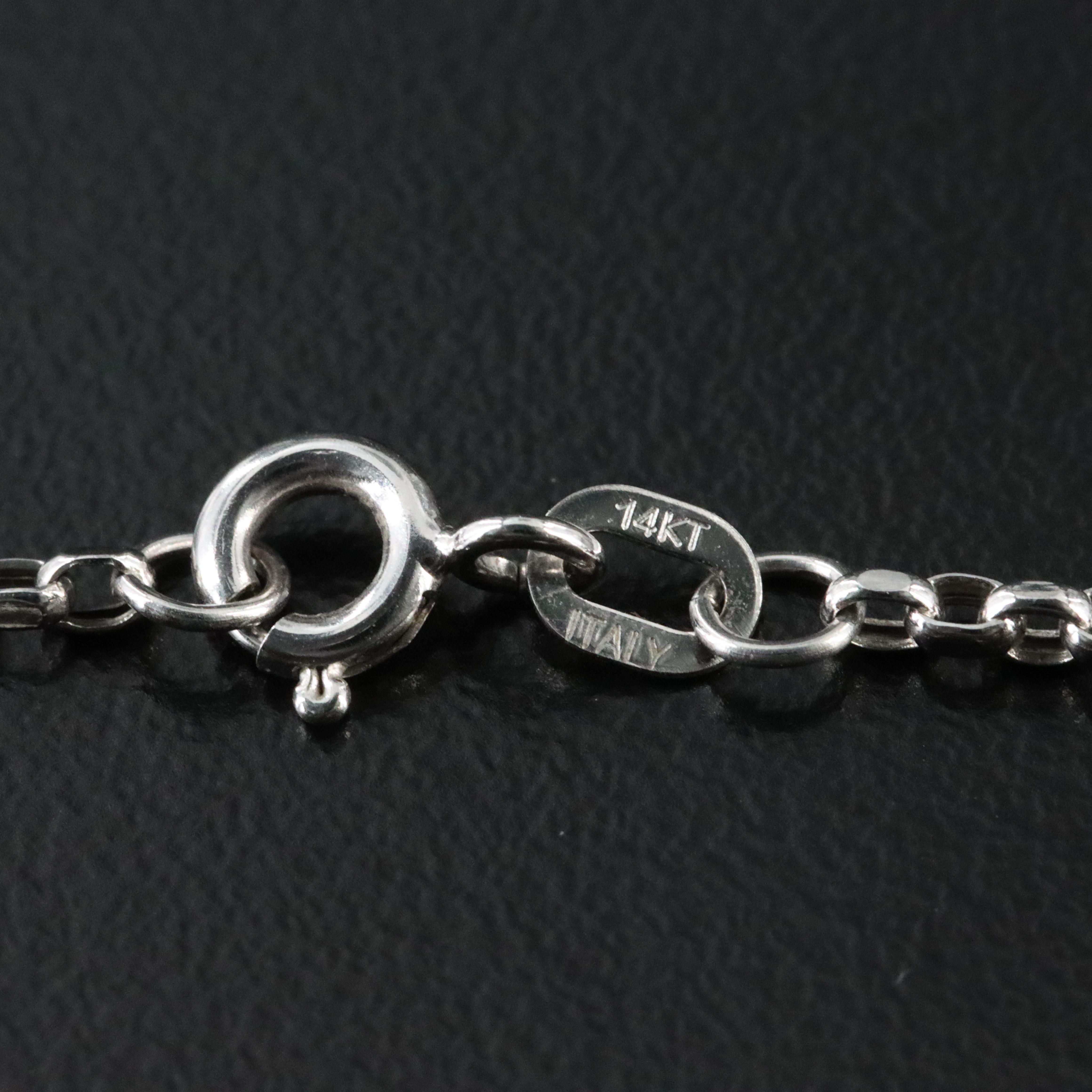 14K 0.91 CTW Diamond Pendant Necklace with Fancy Black Diamonds