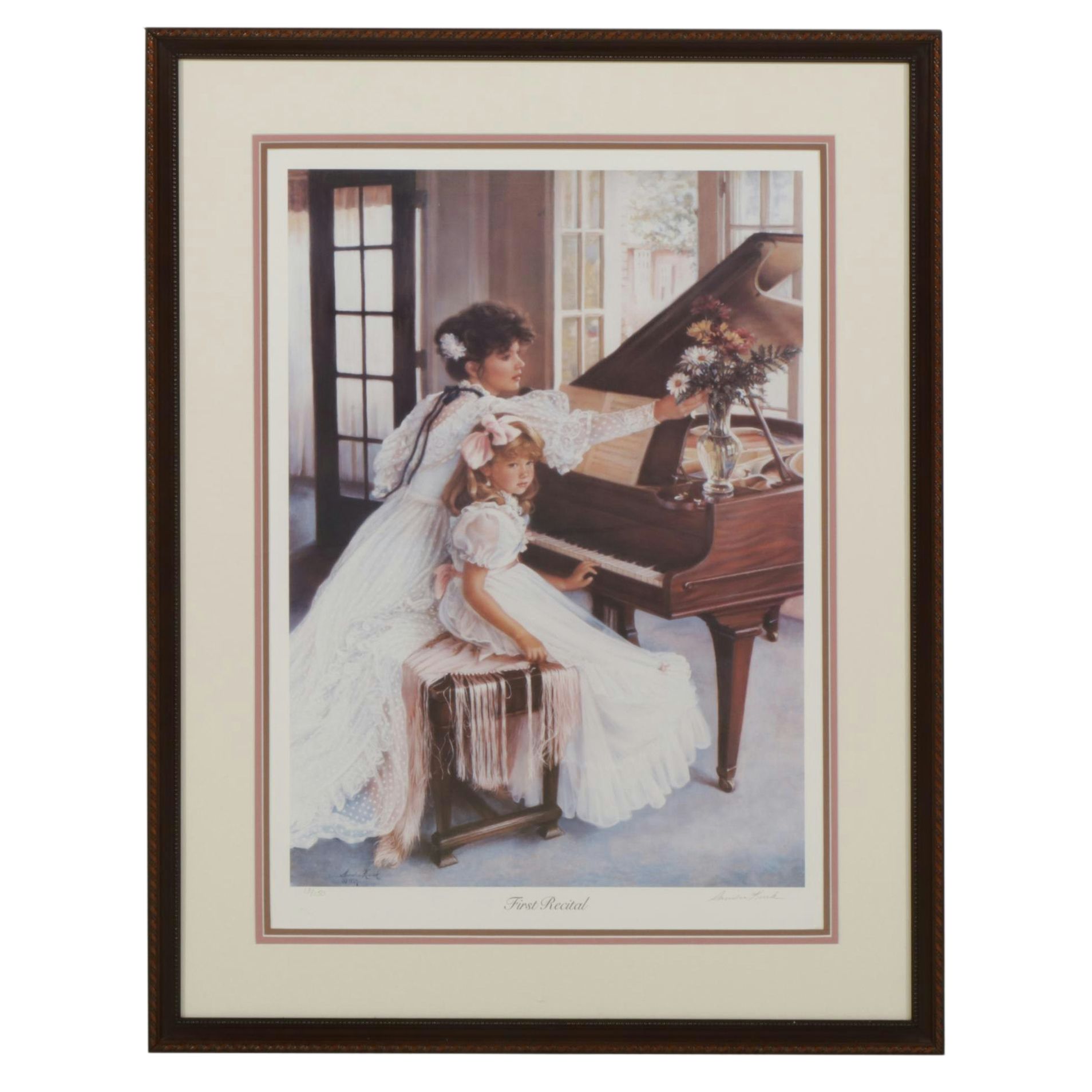 Sandra Kuck "First Recital" Offset Lithograph, 1988