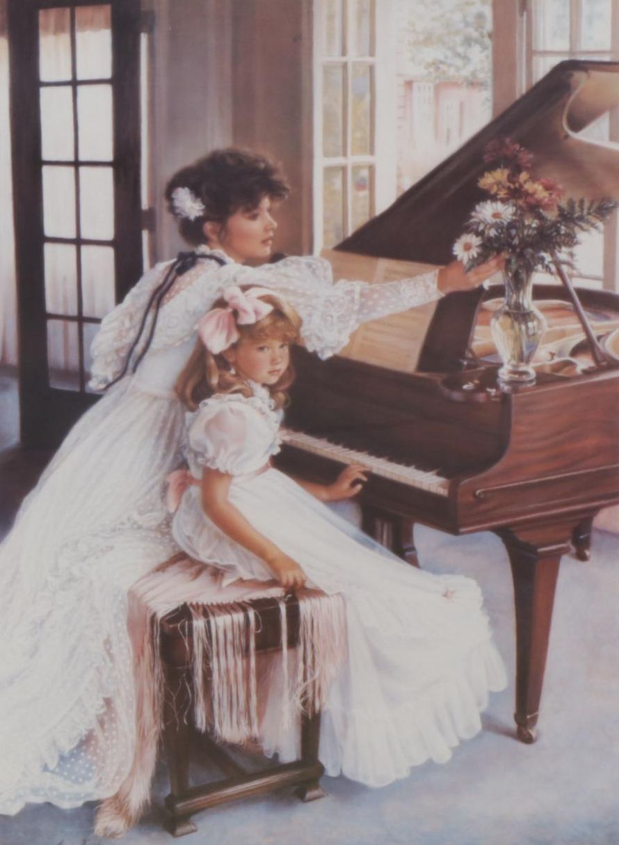 Sandra Kuck "First Recital" Offset Lithograph, 1988