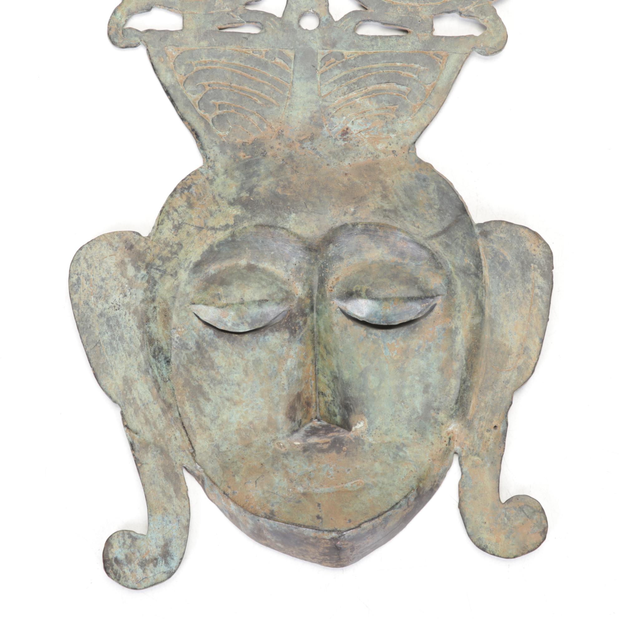 Southeast Asian Style Decorative Flat Mask Wall Decor