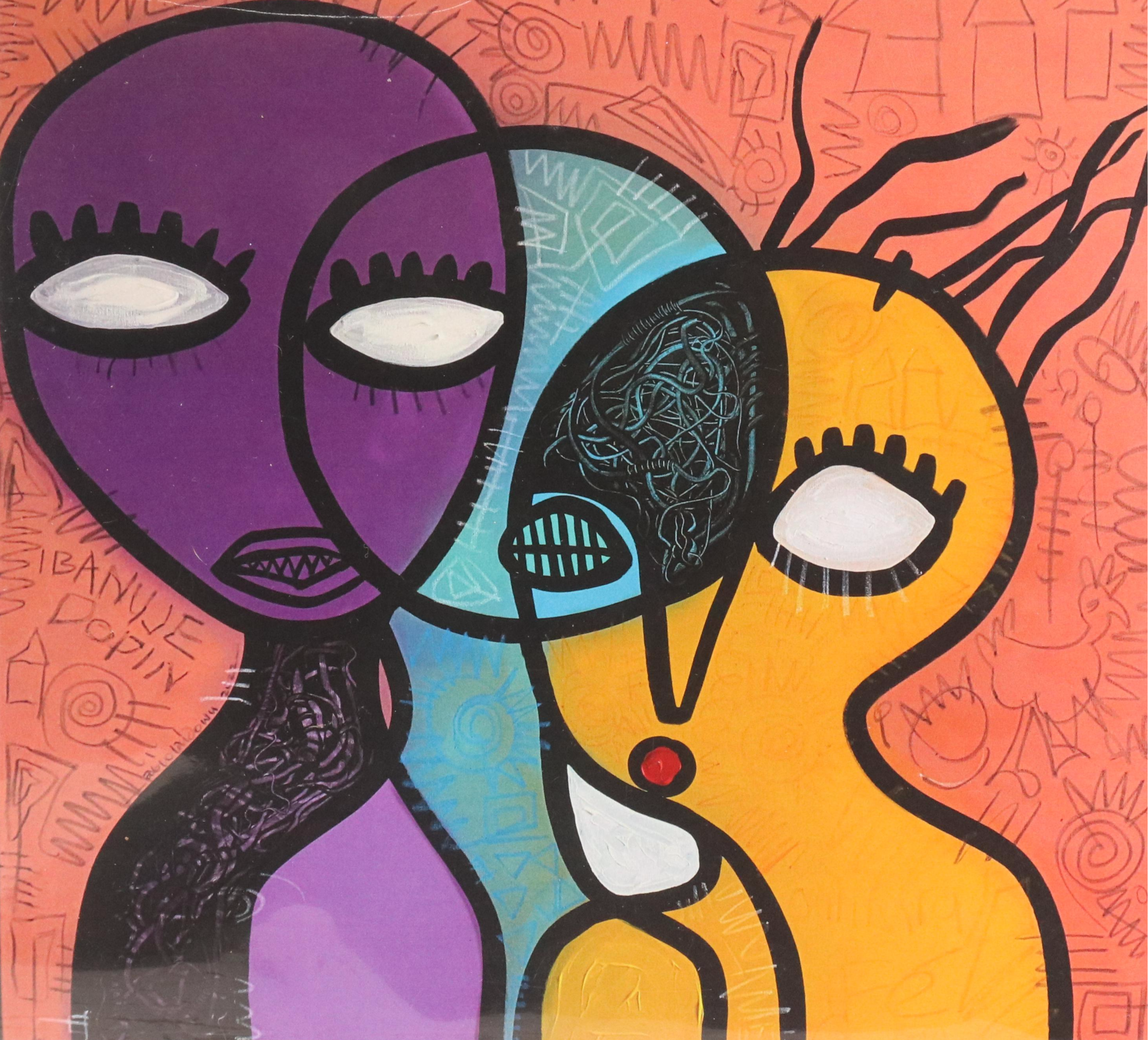 Abiola Idowu West African Style Giclée "Think, Speak & Manifest," 2022