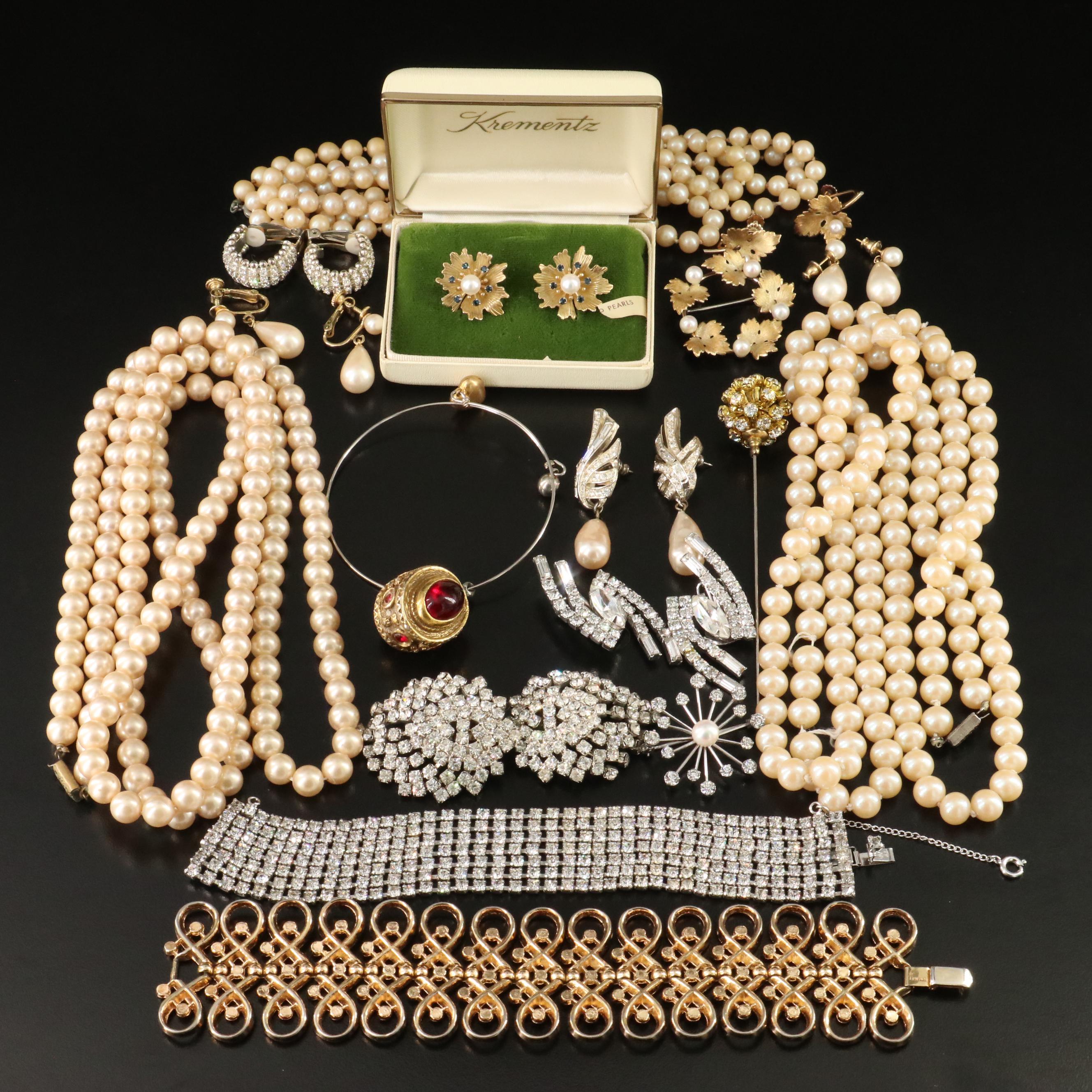 Jewelry Collection Featuring Krementz, CarolLee and Trifari