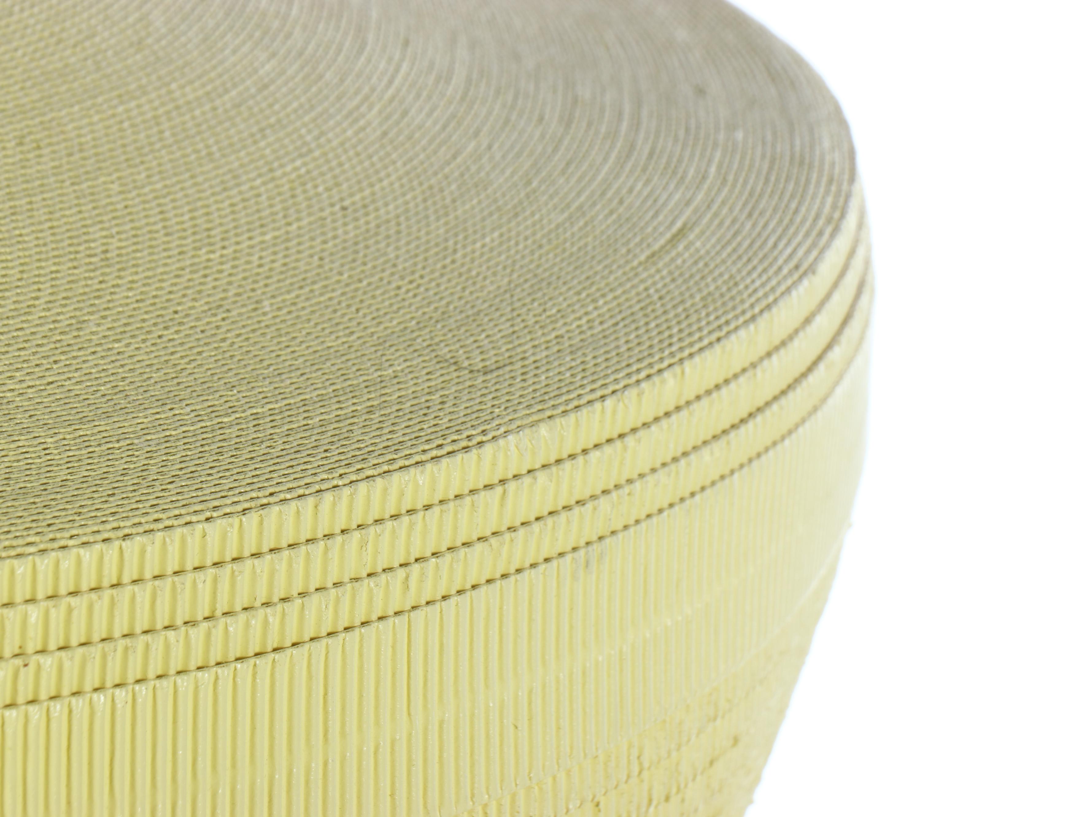 Postmodern Style Textured Vase on Metal Stand, Mid to Late 20th Century