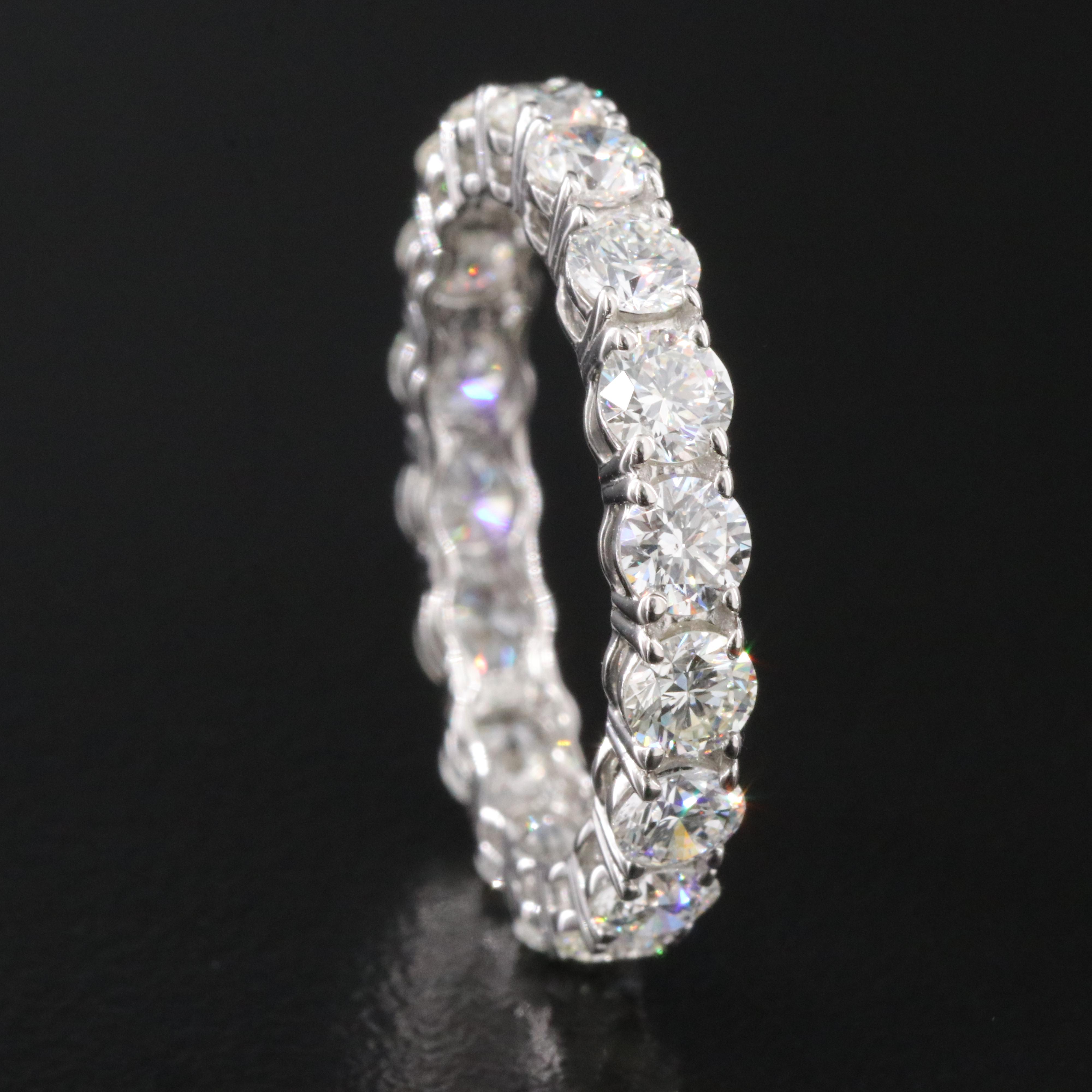 Platinum 2.95 CTW Diamond Eternity Band