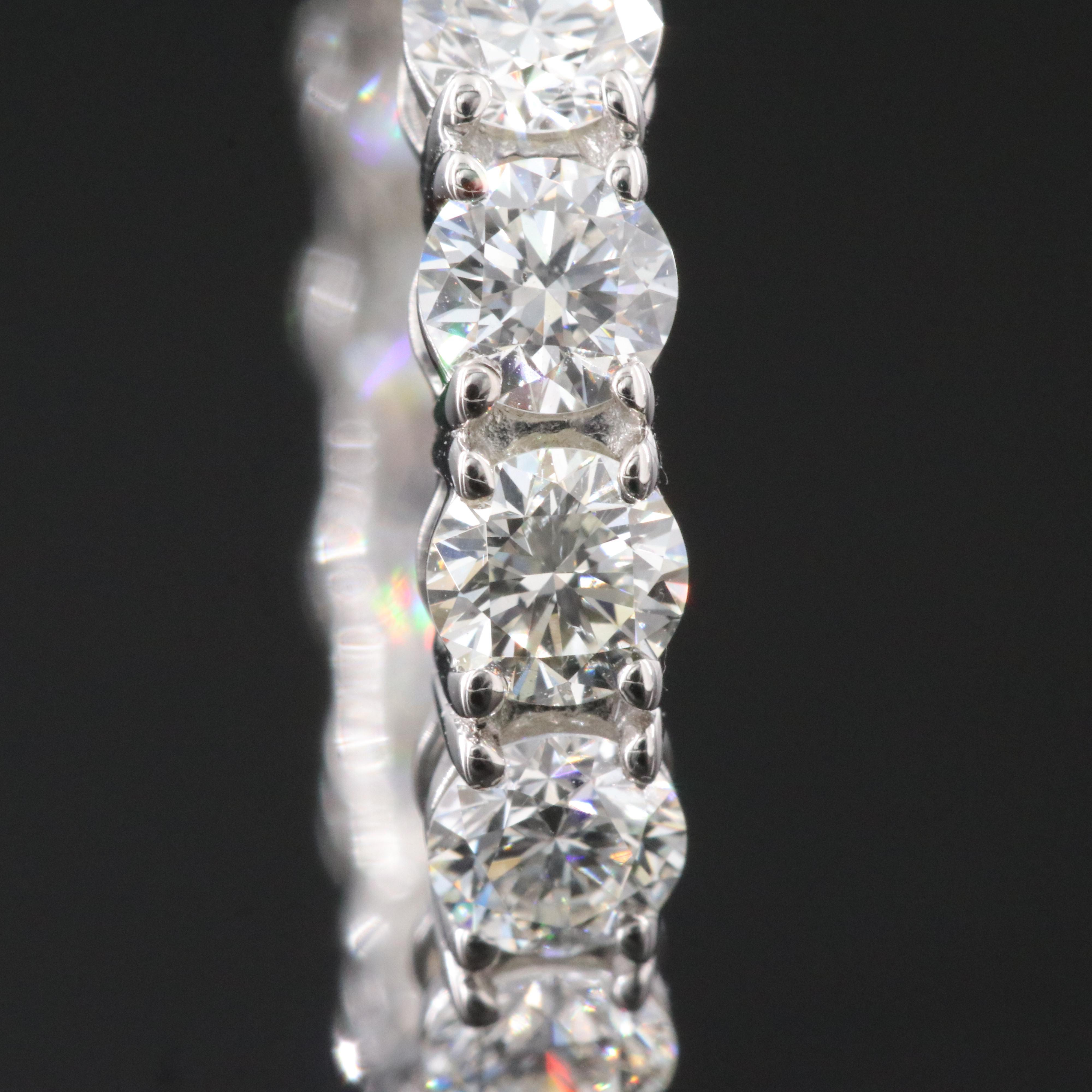 Platinum 2.95 CTW Diamond Eternity Band