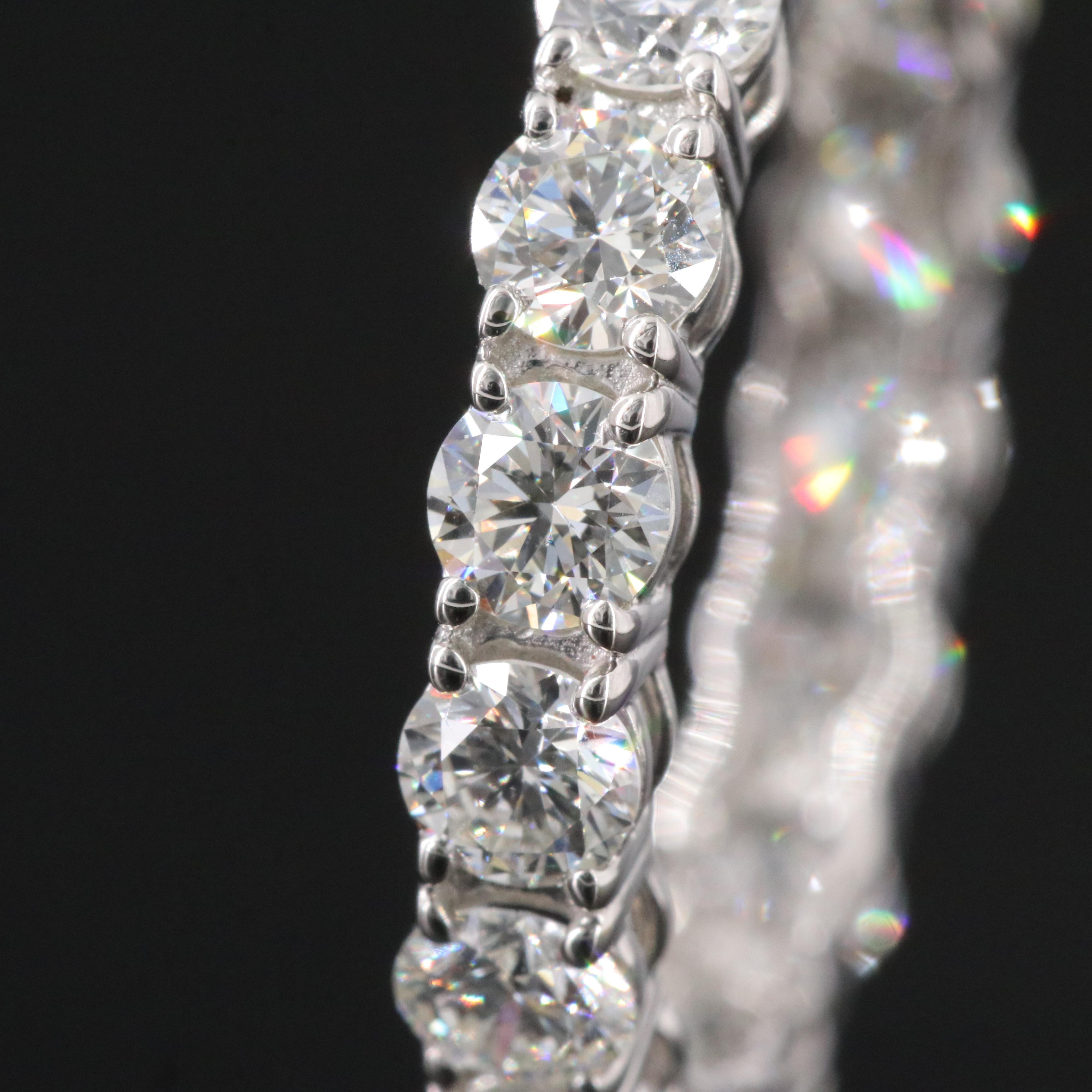 Platinum 2.95 CTW Diamond Eternity Band