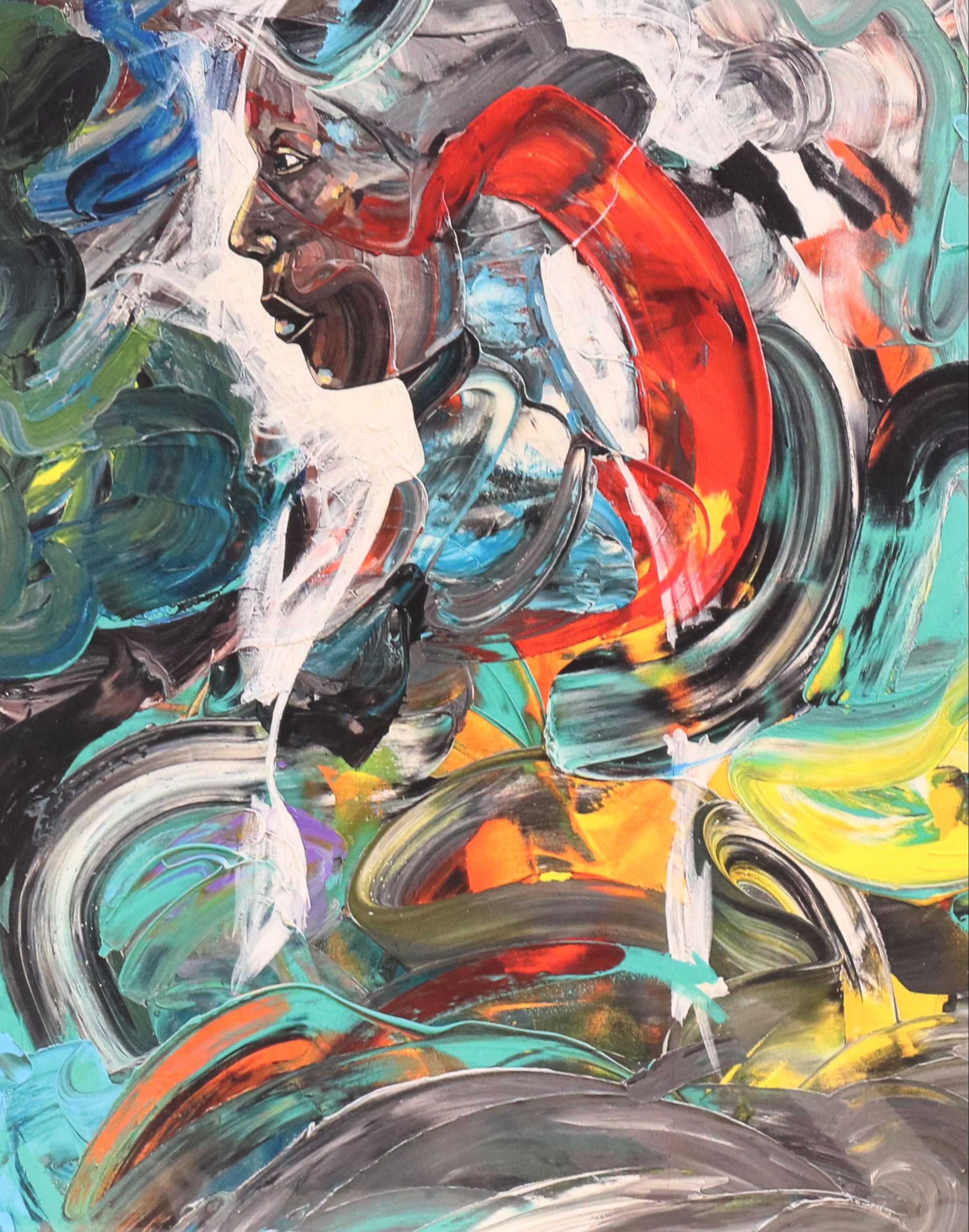 Abiola Idowu West African Style Giclée "Unmerited Blessings," 2023