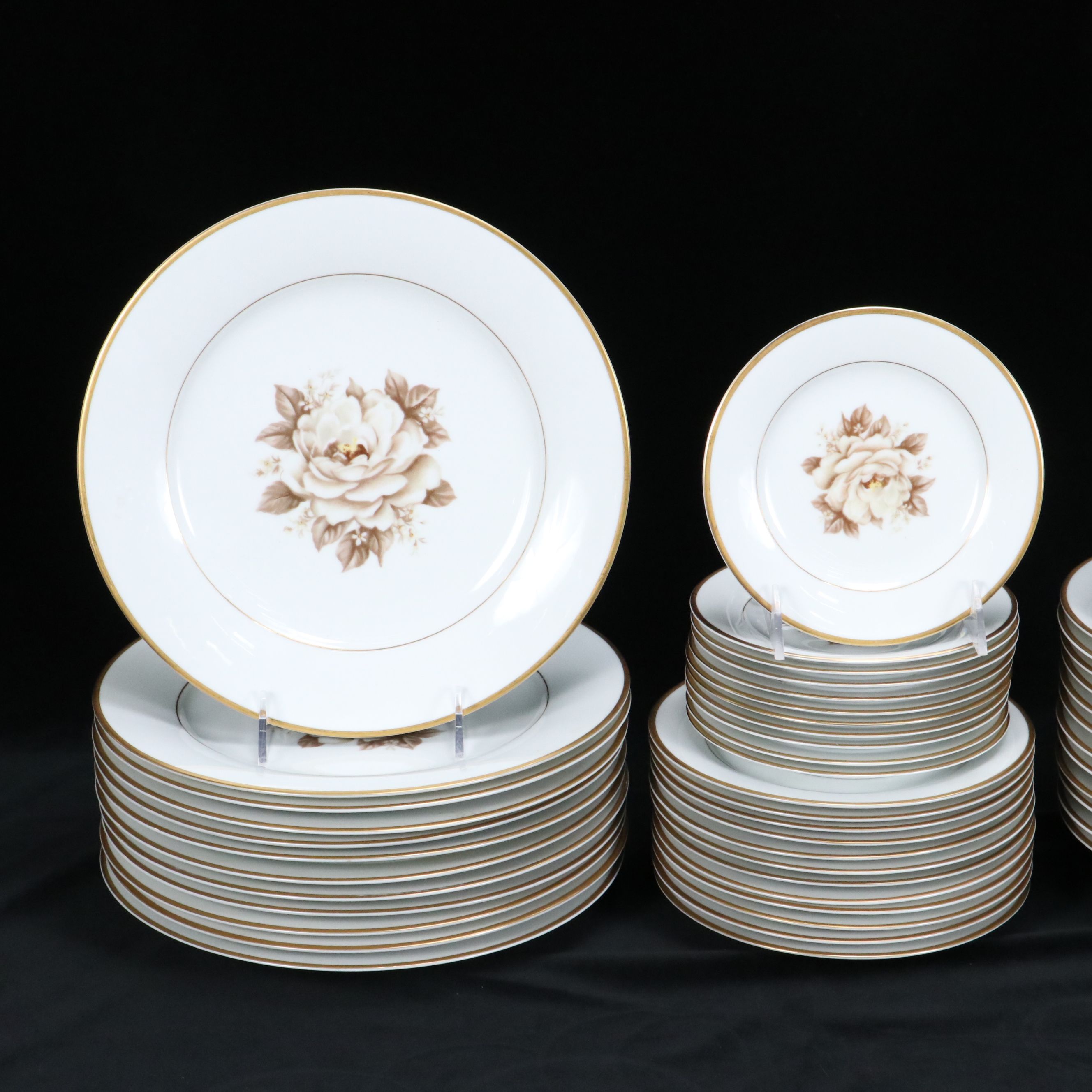 Noritake "Elizabeth" Porcelain Dinnerware and Serving Pieces, 1951–1954