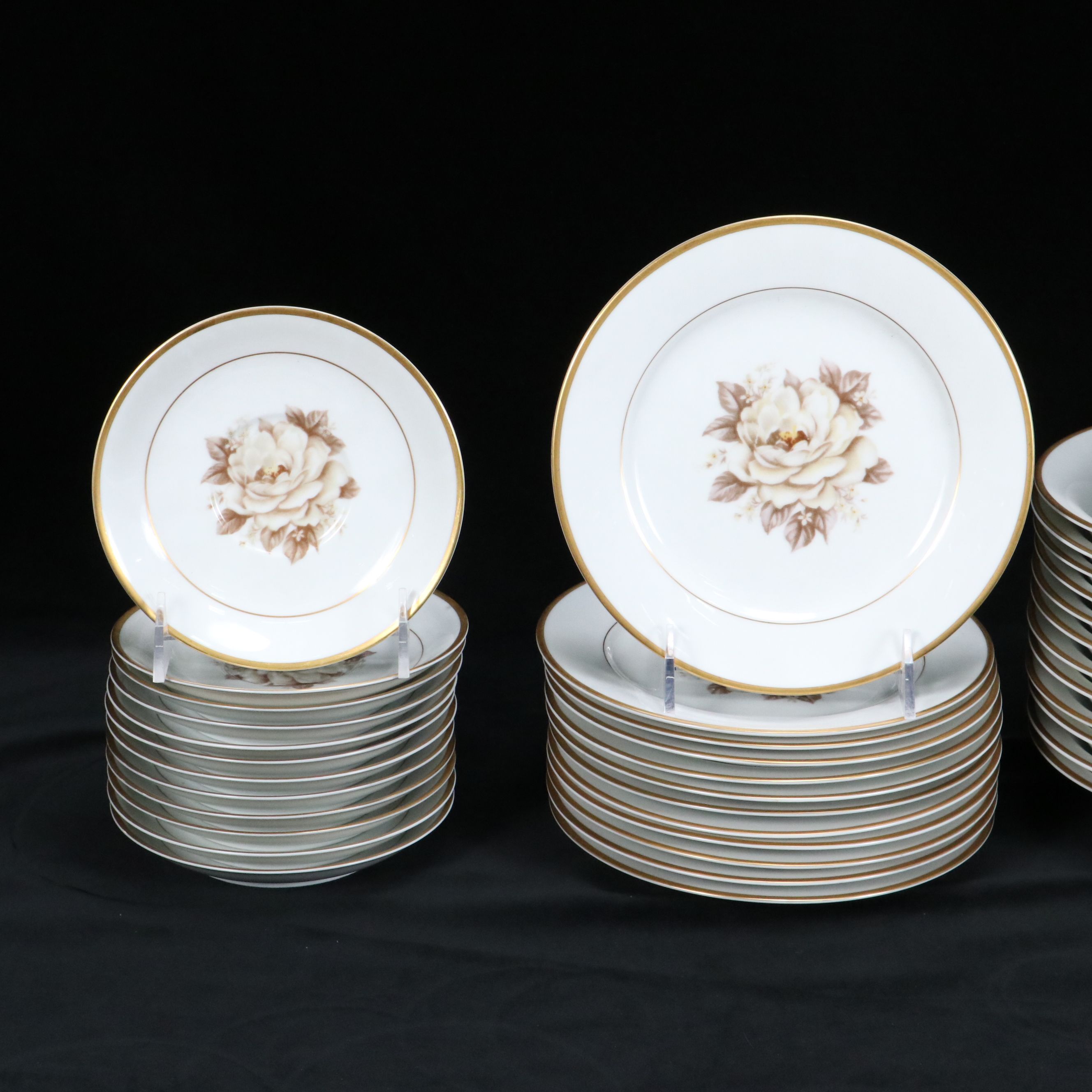 Noritake "Elizabeth" Porcelain Dinnerware and Serving Pieces, 1951–1954