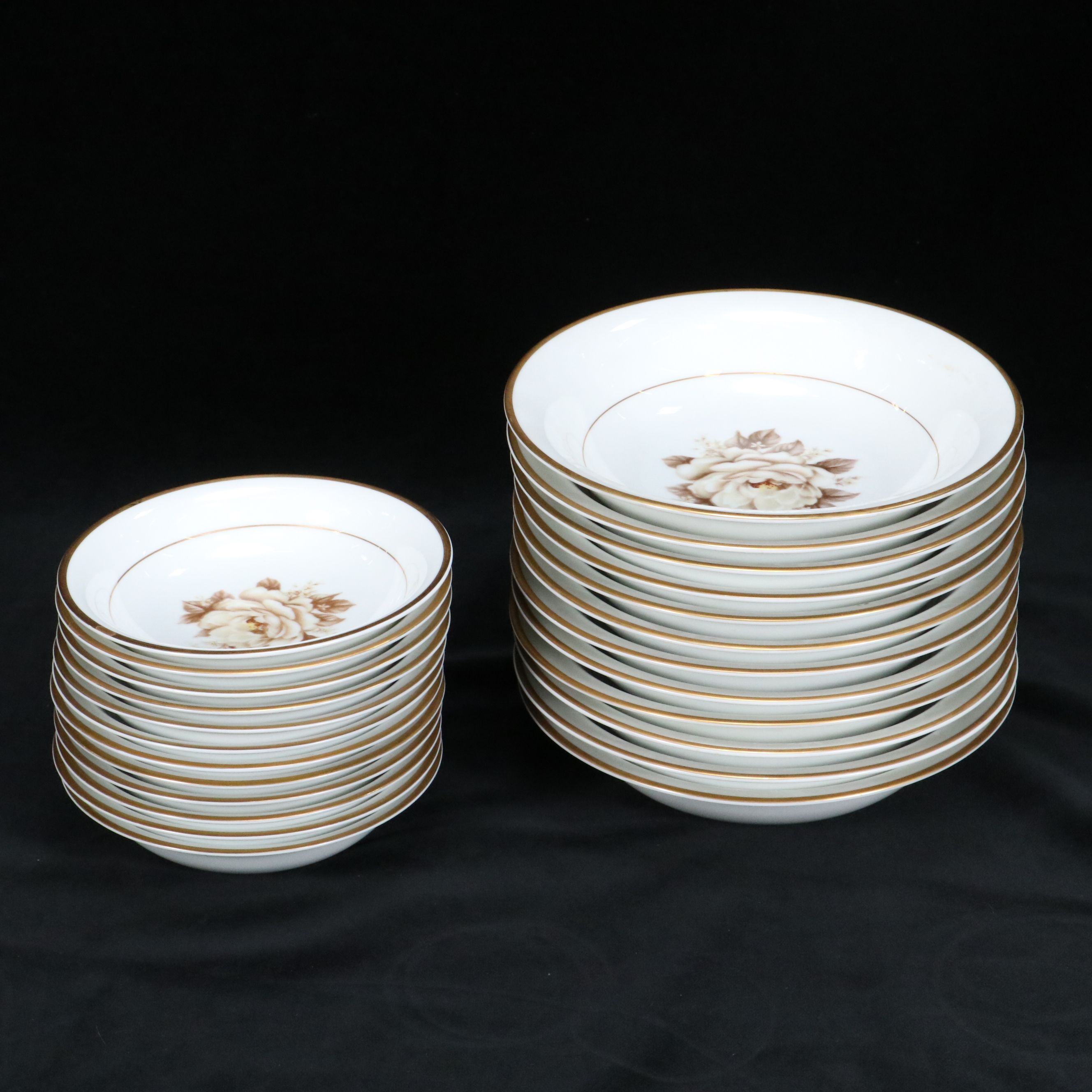Noritake "Elizabeth" Porcelain Dinnerware and Serving Pieces, 1951–1954