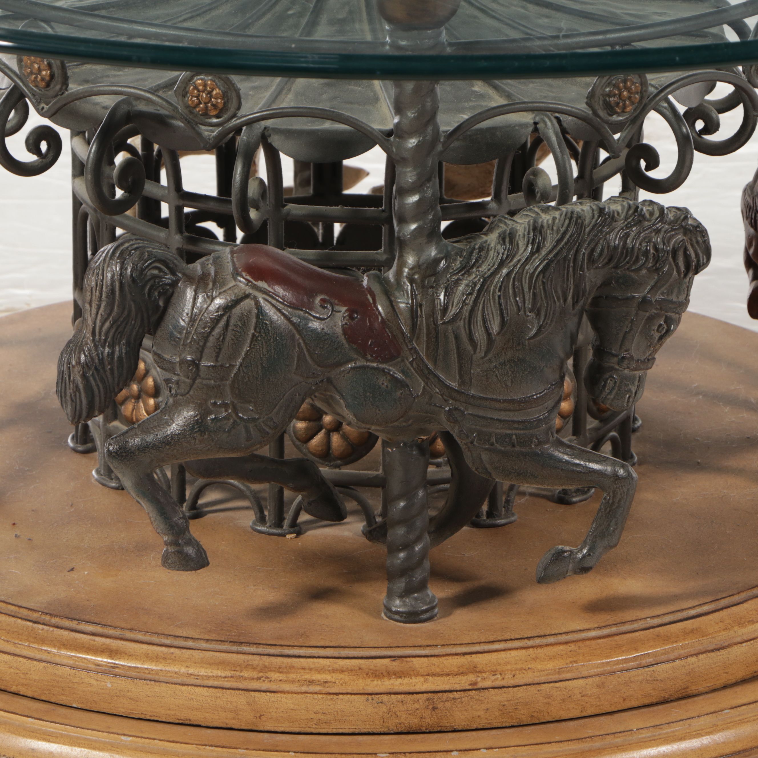 Carousel Pedestal Coffee Table