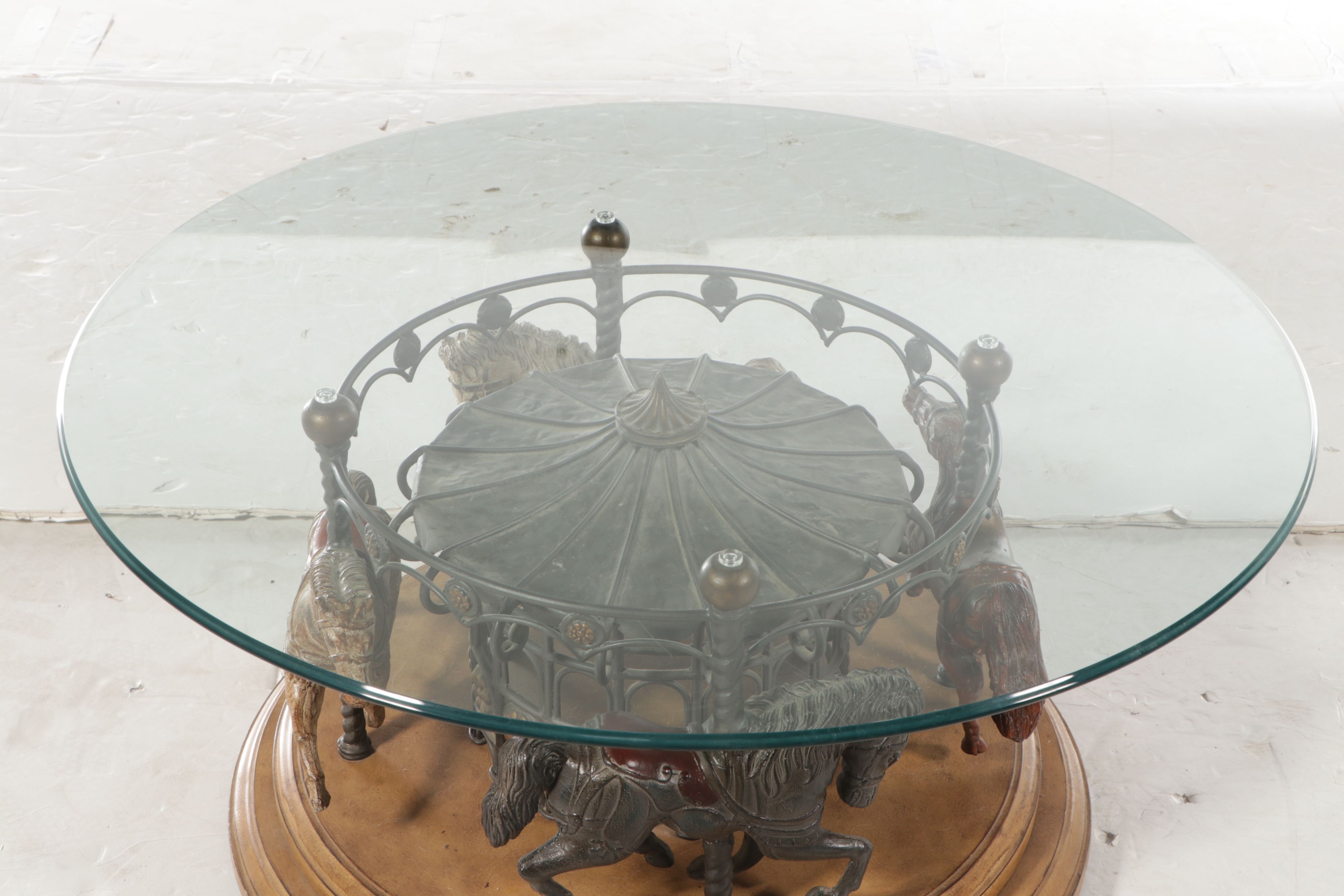 Carousel Pedestal Coffee Table