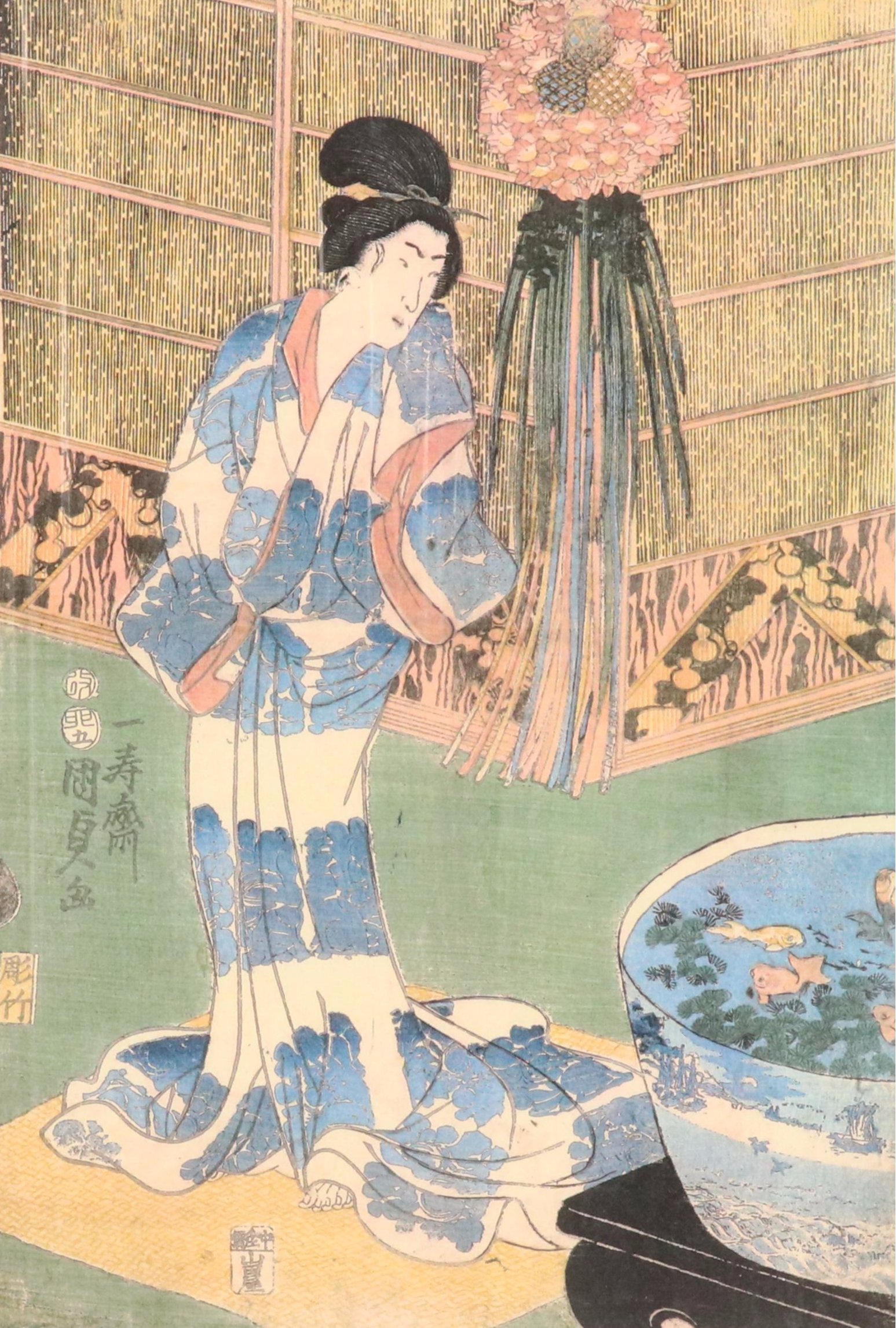 Utagawa Kunisada Japanese Woodblocks Kabuki Theater, 19th Century