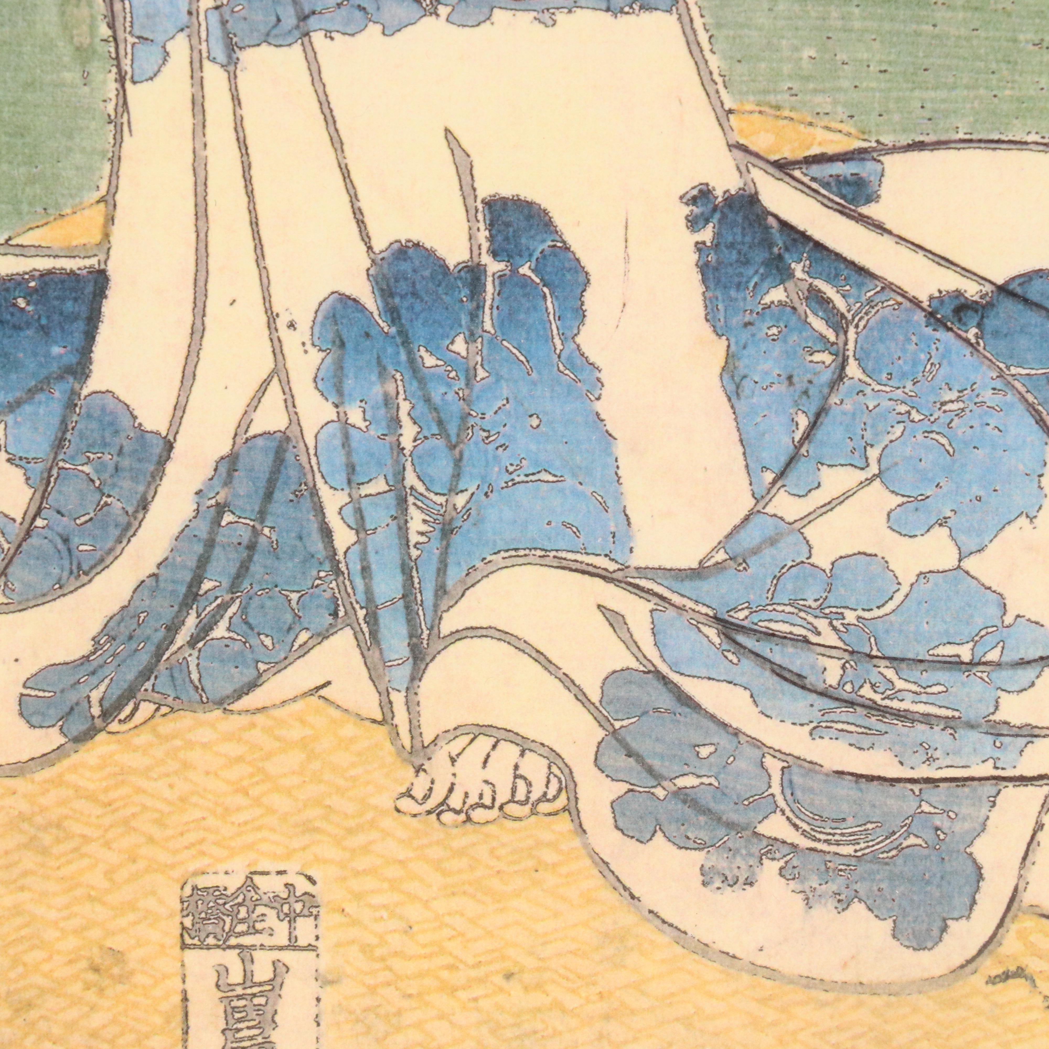 Utagawa Kunisada Japanese Woodblocks Kabuki Theater, 19th Century