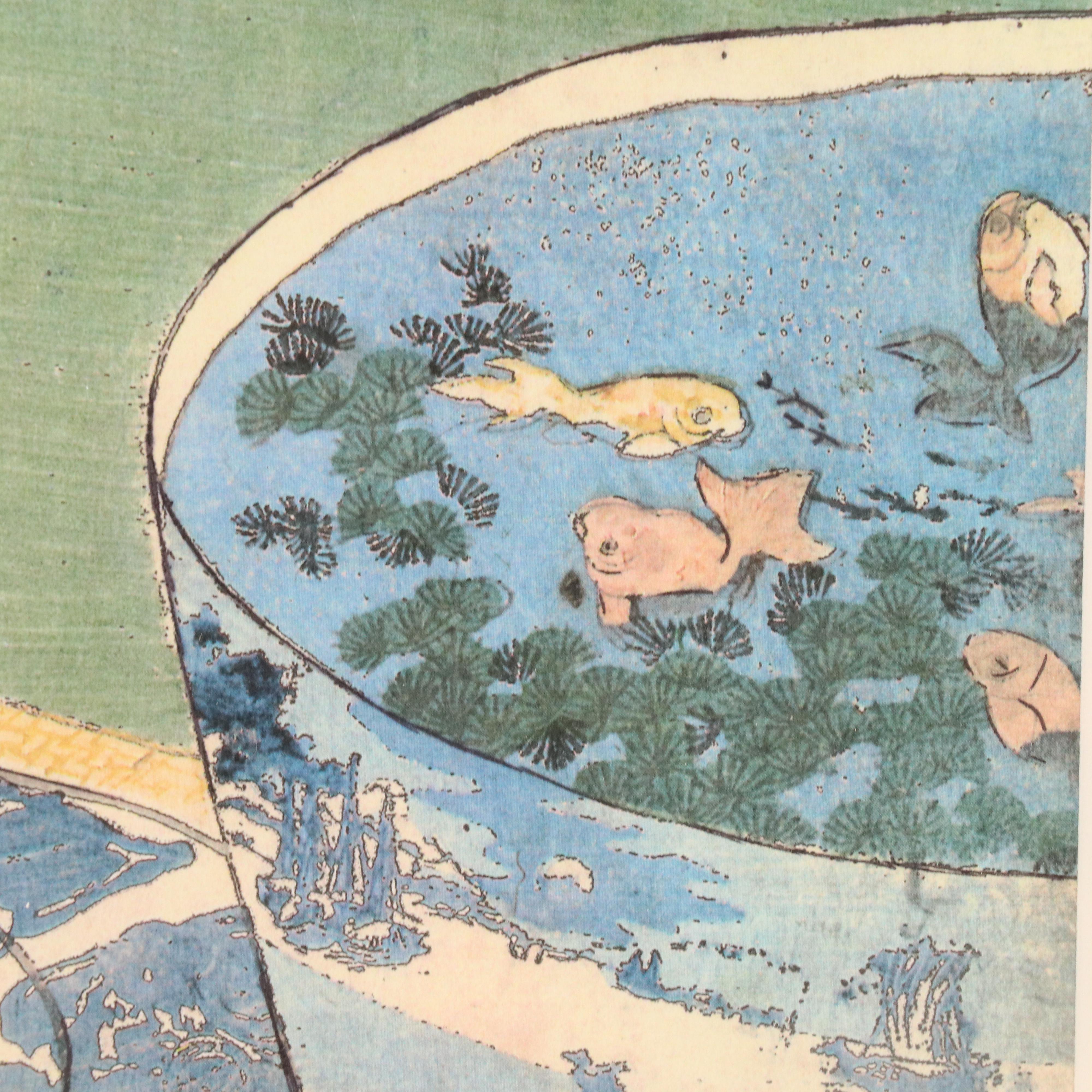 Utagawa Kunisada Japanese Woodblocks Kabuki Theater, 19th Century