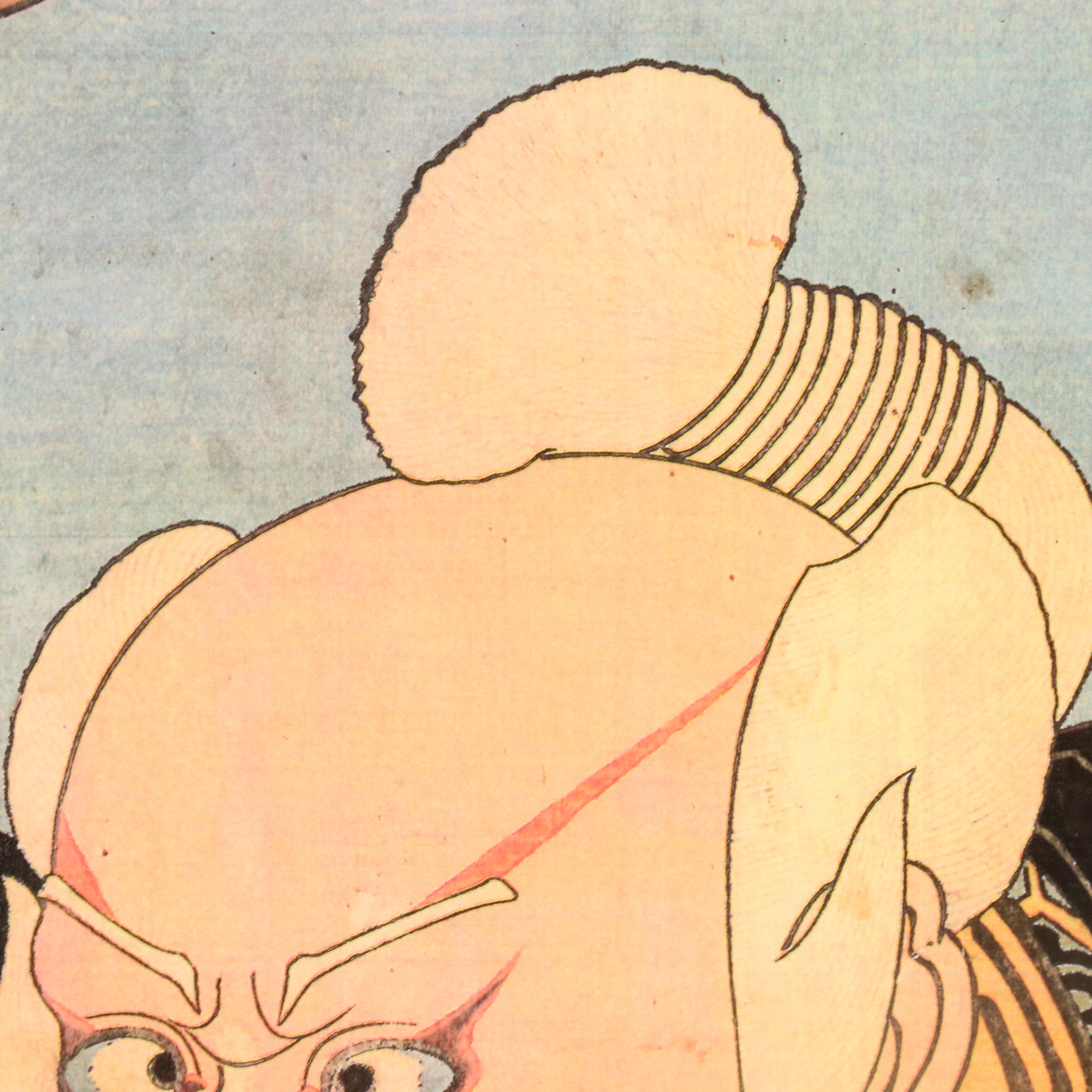 Utagawa Kunisada Japanese Woodblocks Kabuki Theater, 19th Century