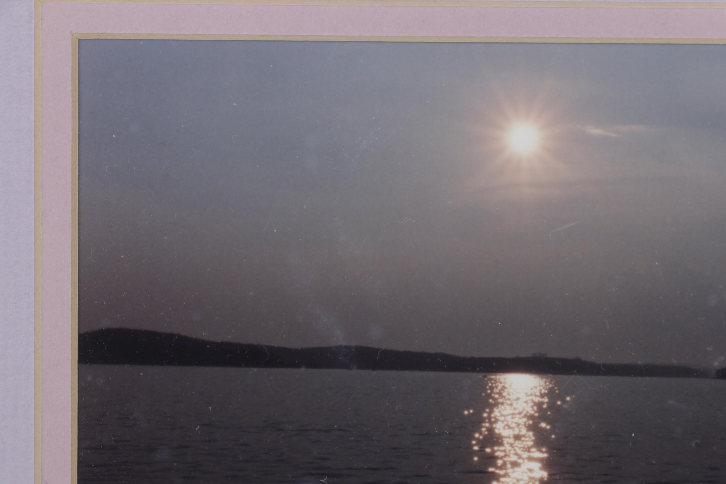 Signed Limited Run Photograph of Evening Sky Over Water, 213/1000