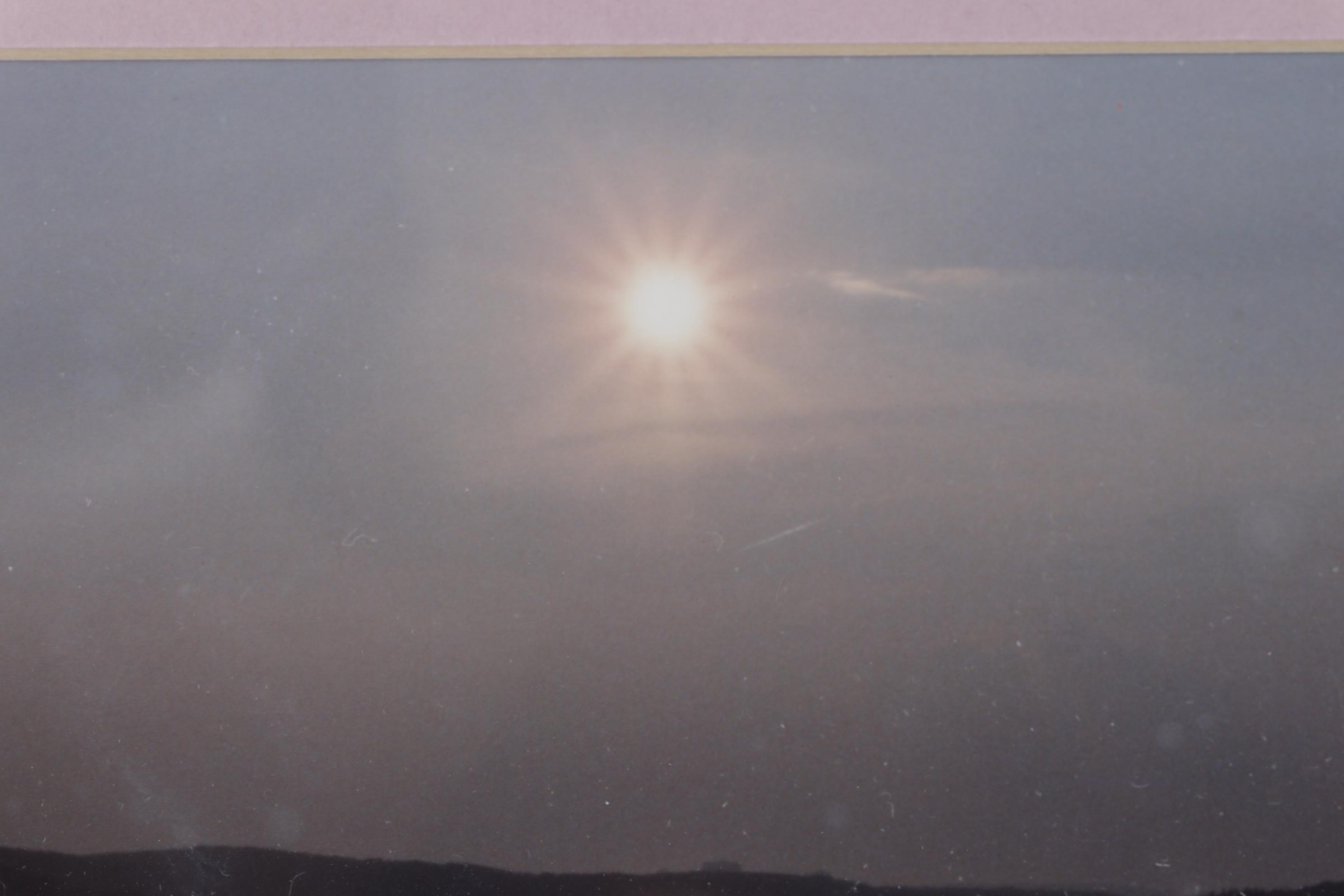 Signed Limited Run Photograph of Evening Sky Over Water, 213/1000