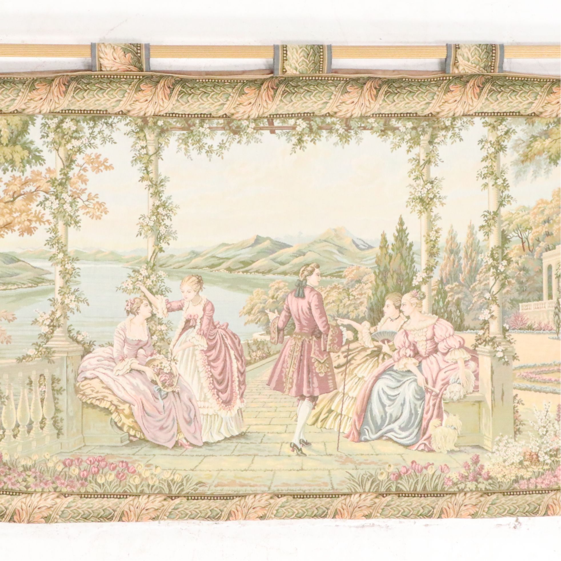 Wall Hanging Tapestry "Ladies at Lake Como"
